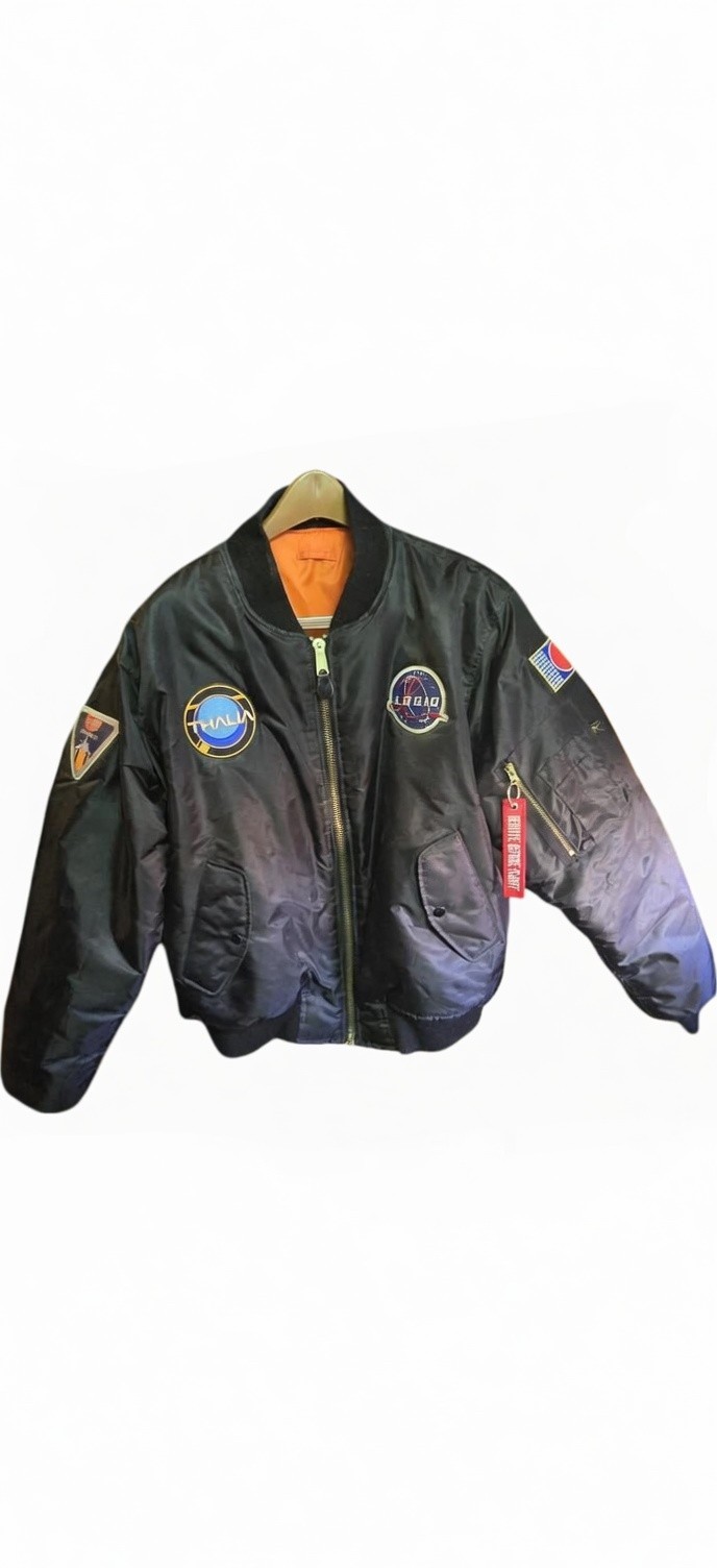 Rothco Flyer’s logic Bomber Jacket Black Full Zip