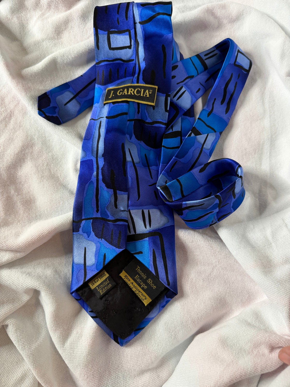 J. Garcia Limited Edition Silk Tie – Tennis Shoe Escape No. 164/1000