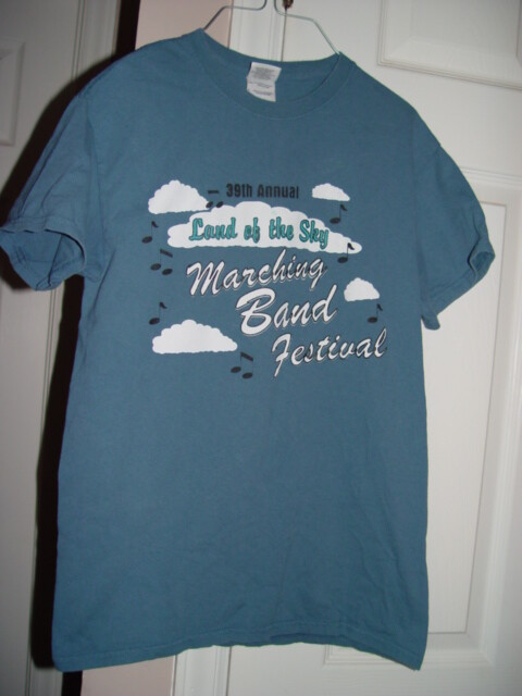39th Annual Land of The Sky Marching Band Festival Candler NC T-Shirt Size Small