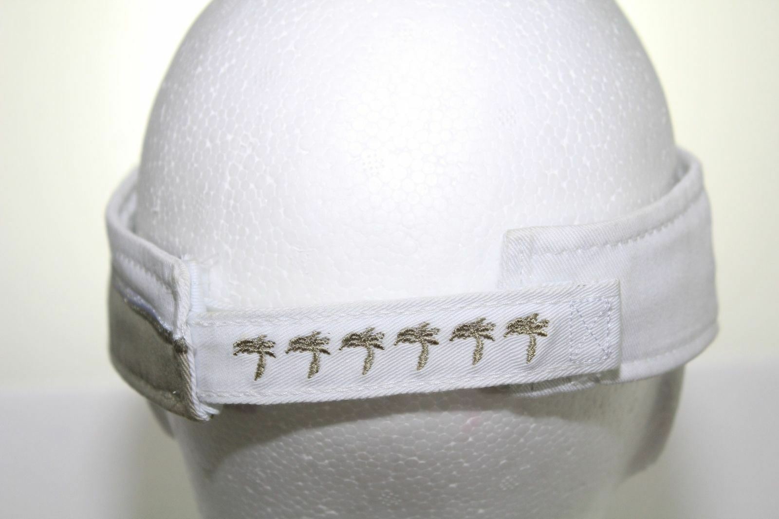 Homestead Miami Speedway 1 Sz White Visor Cap ISC Motor Sports NASCAR Racing Hat