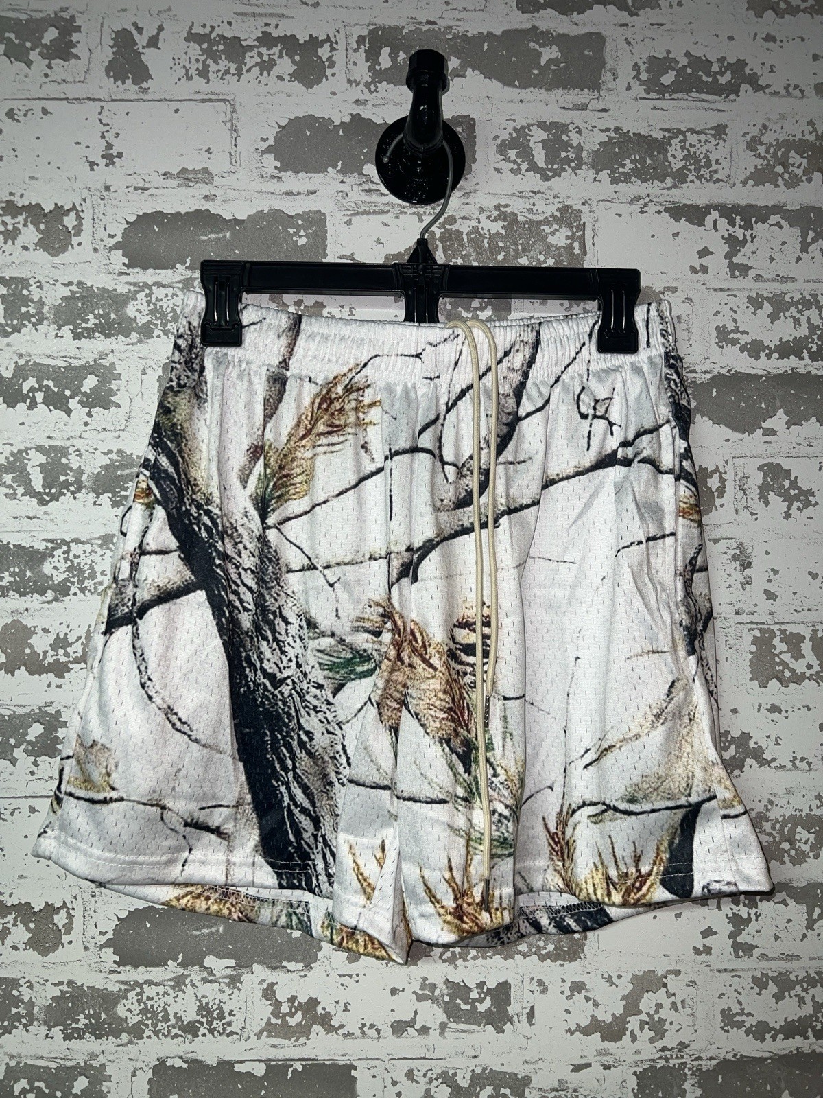 NEW! Studio 1999 Mesh Shorts – Forest Camo Shorts White Size XXS
