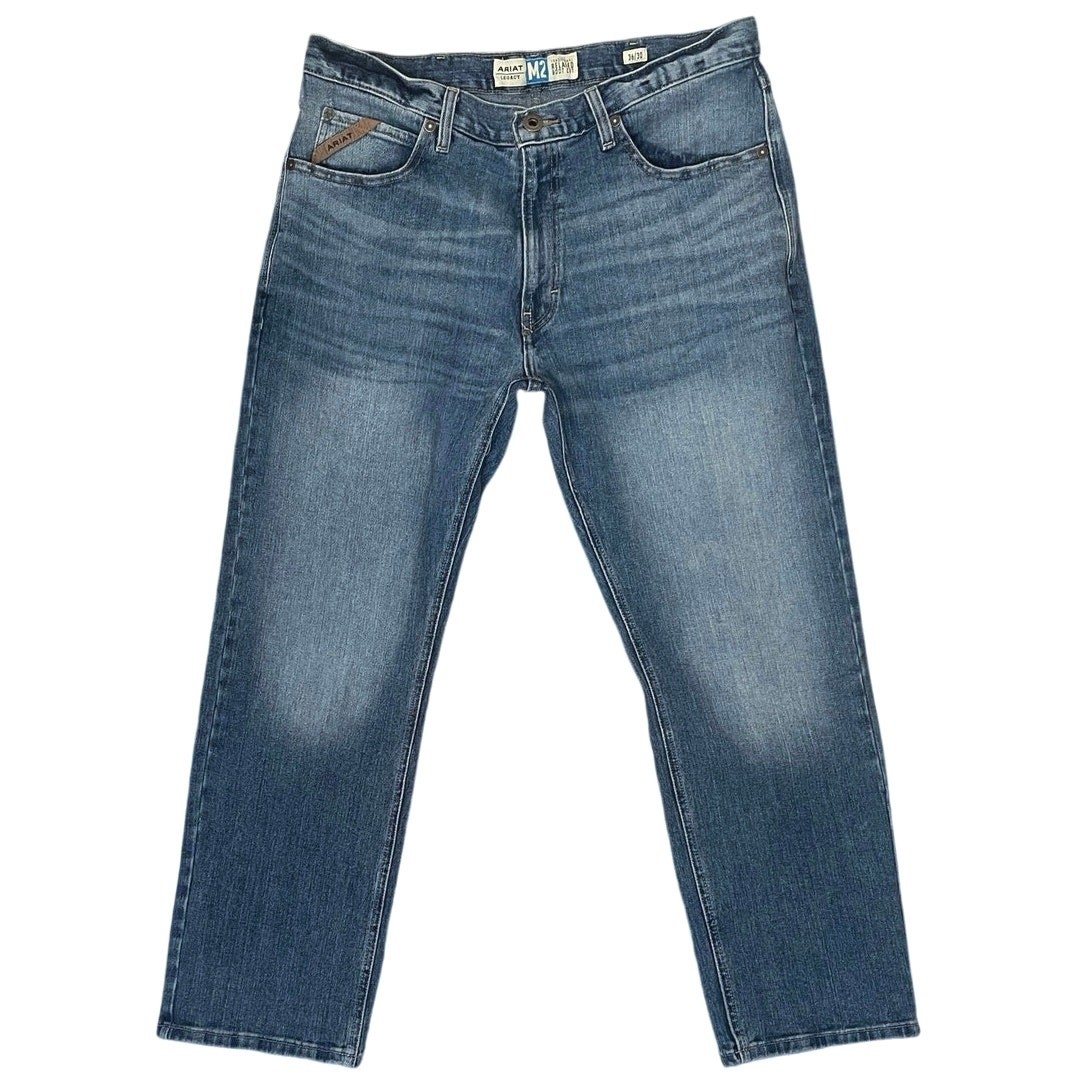 Ariat Men’s Size 36X30 Legacy M2 Traditional Relaxed Bootcut Denim Jeans Western