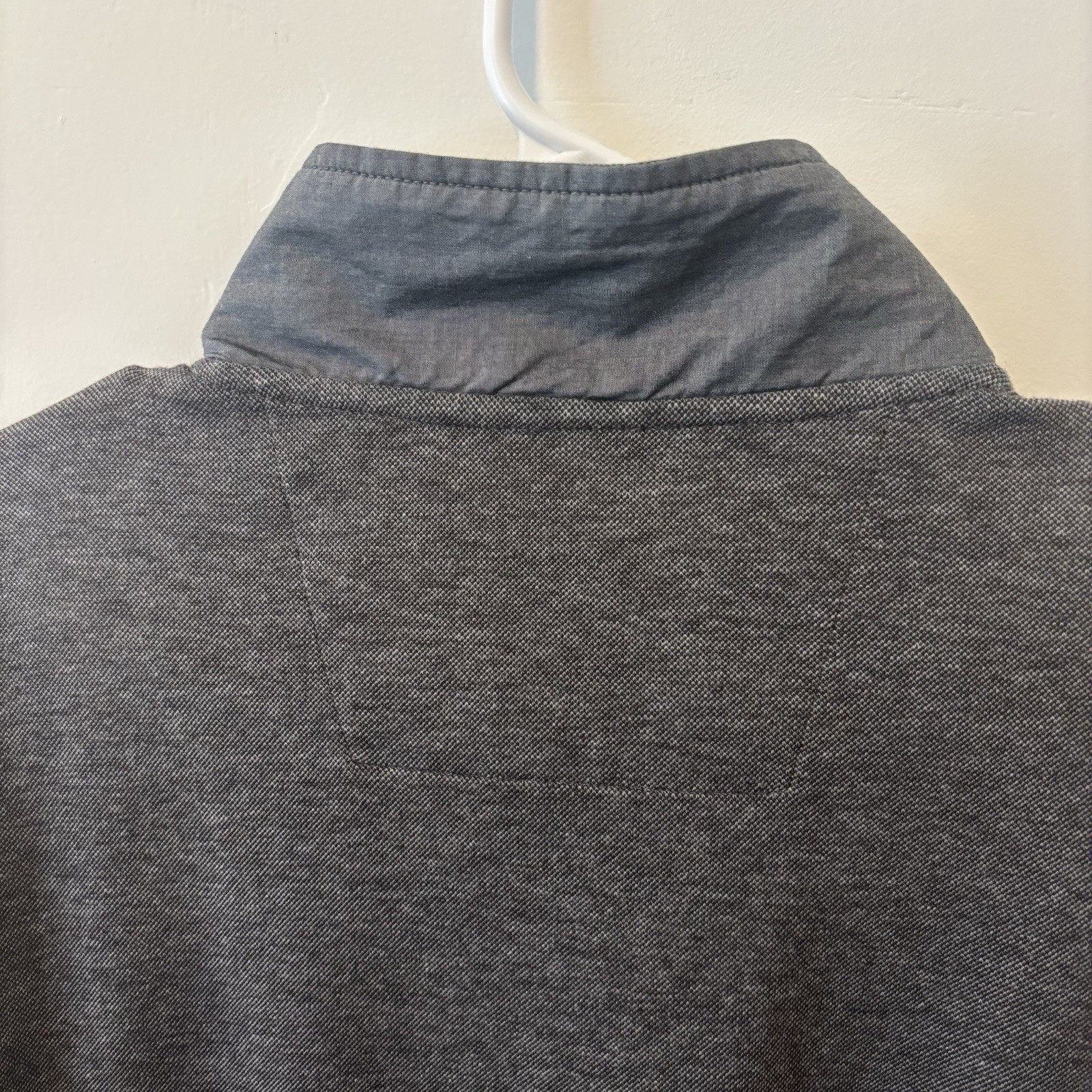 Men’s Gray Calvin Klein Full Zip 100% Cotton Jacket L