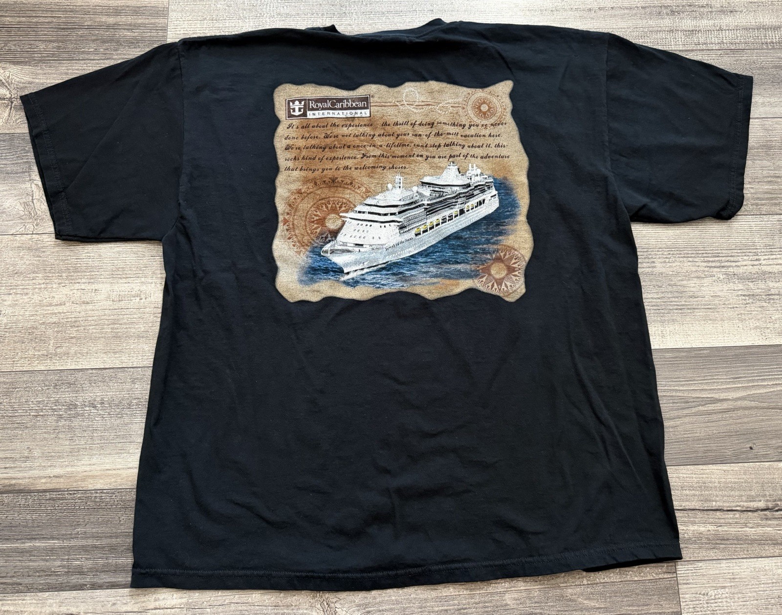 Royal Caribbean International Jewel Of The Seas Shirt Mens 2XL Cruise Ship Y2K