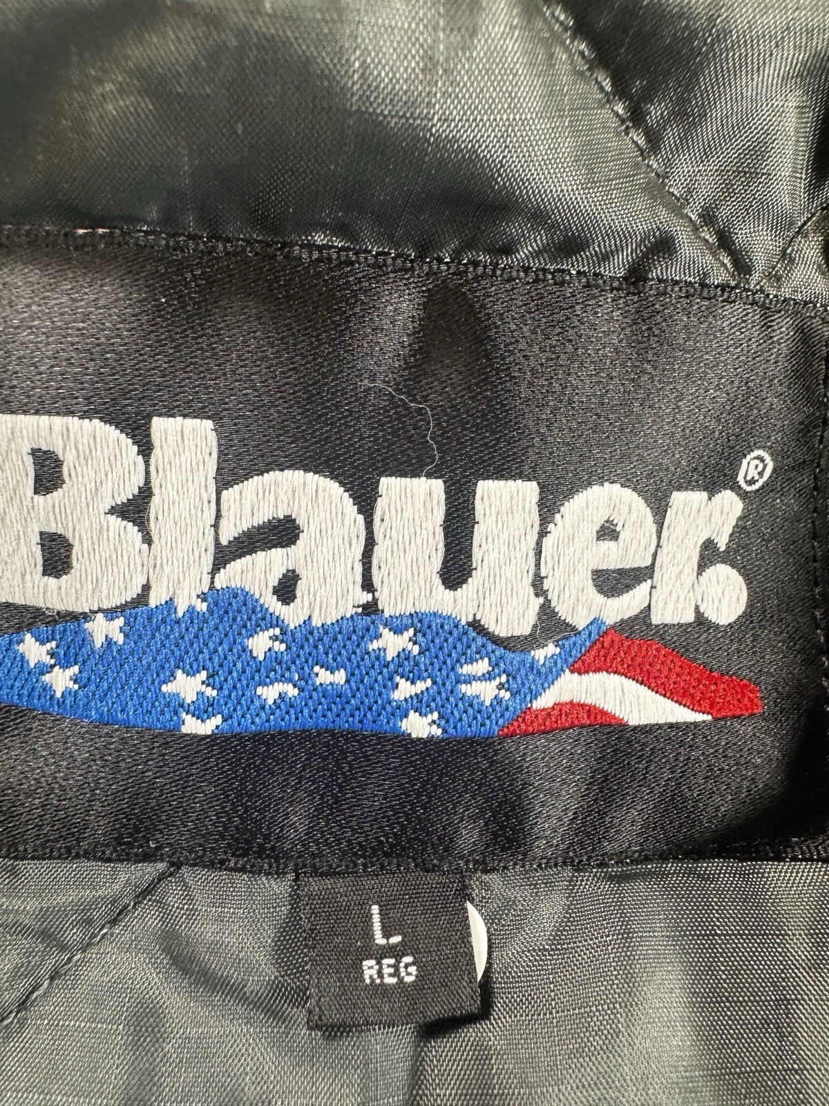 Blauer Men’s B.Dry 3-Season Jacket Men’s Size Large Black Bomber Jacket coat