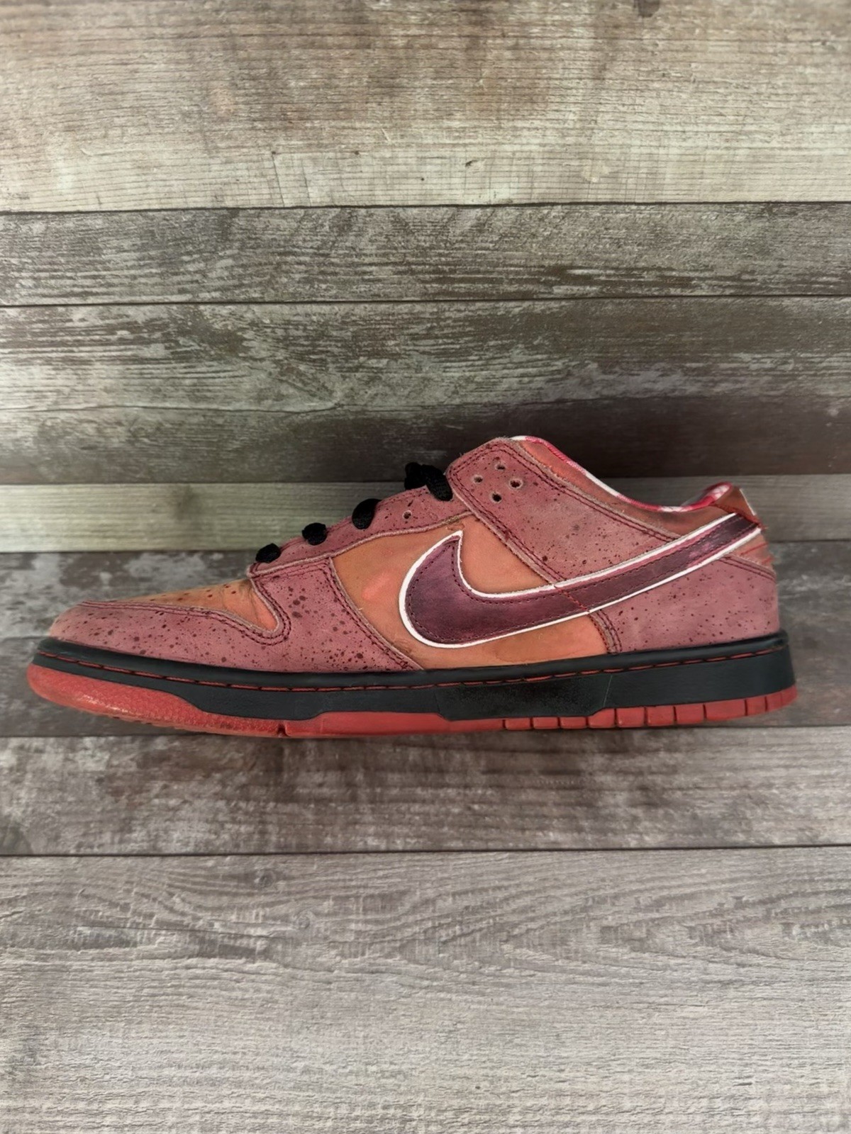 Nike Red Lobster 🦞 Dunk Low Premium SB Skateboarding Shoes Red US 10.5