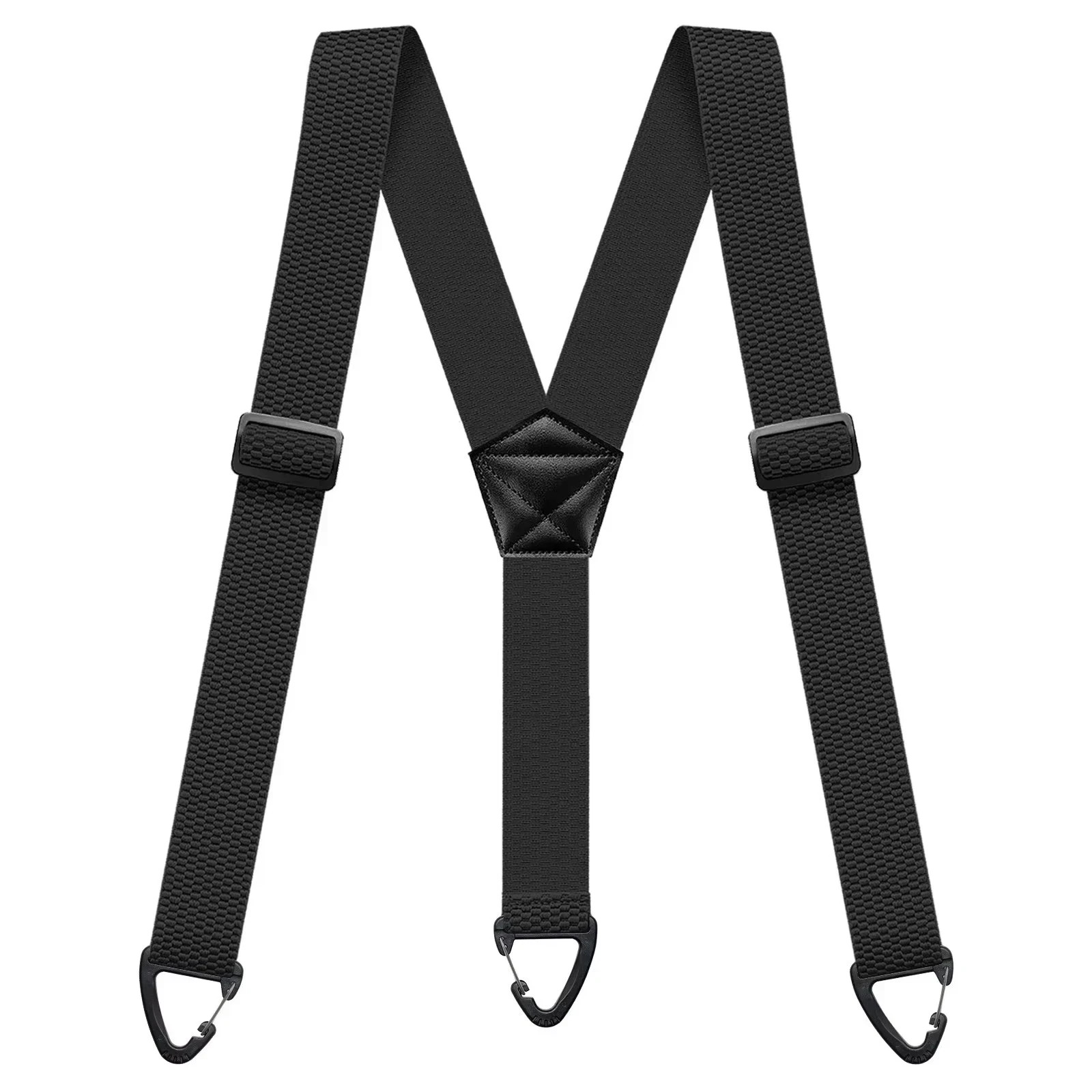 Heavy Duty Elastic Suspenders for Men Trouser Pants Braces Strap Work Belt US
