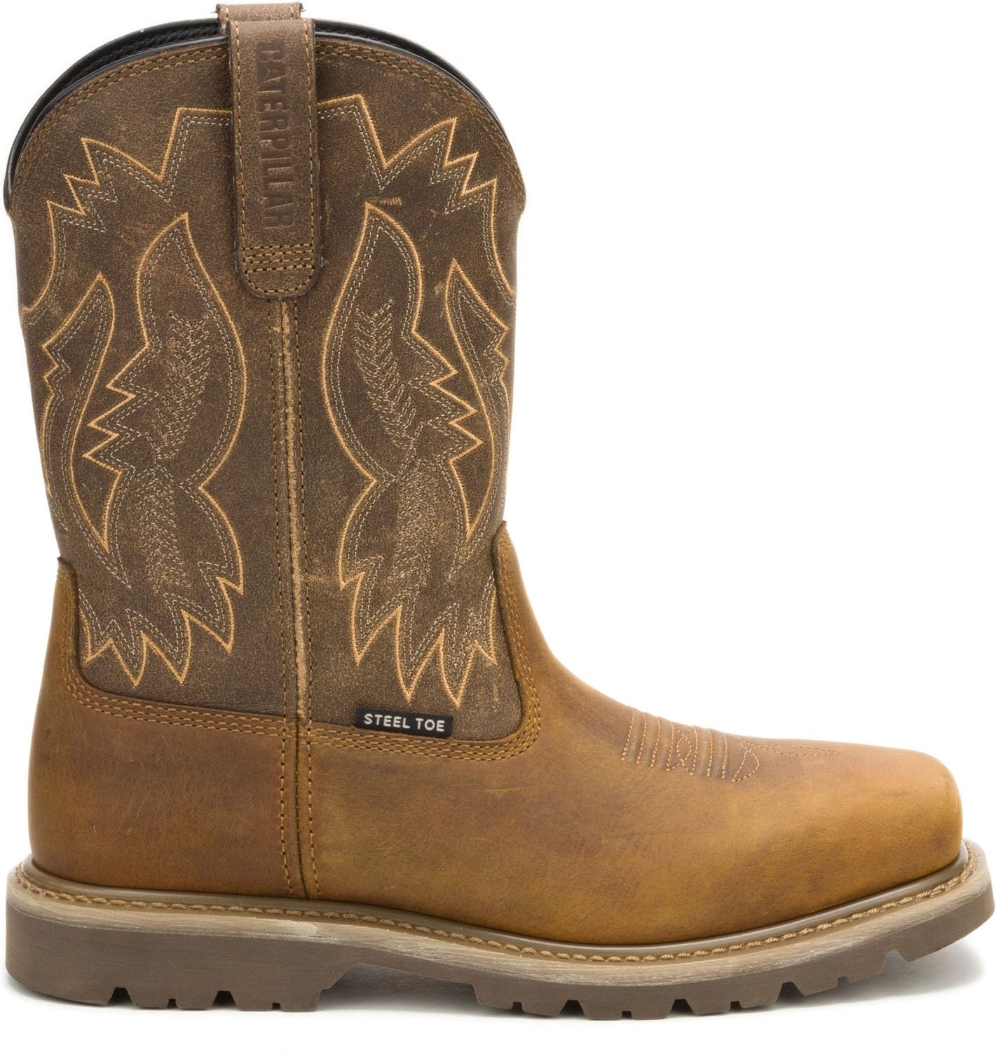 CAT Men’s 11 Beaned Colorado Frontier Steel Toe SR Wellington (10.5, Beaned