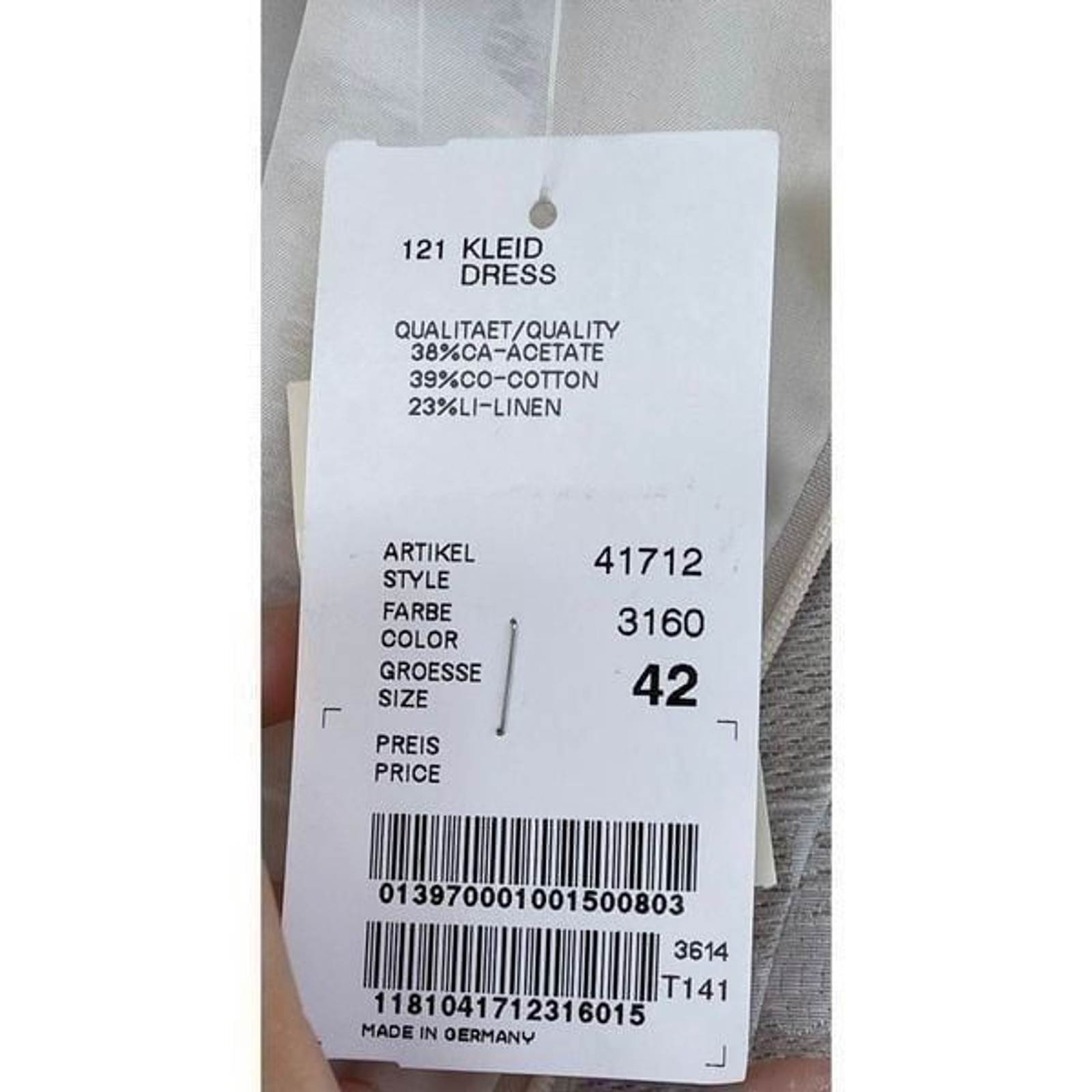 ESCADA KLEID JACQUARD SLEEVELESS SHIFT DRESS 42