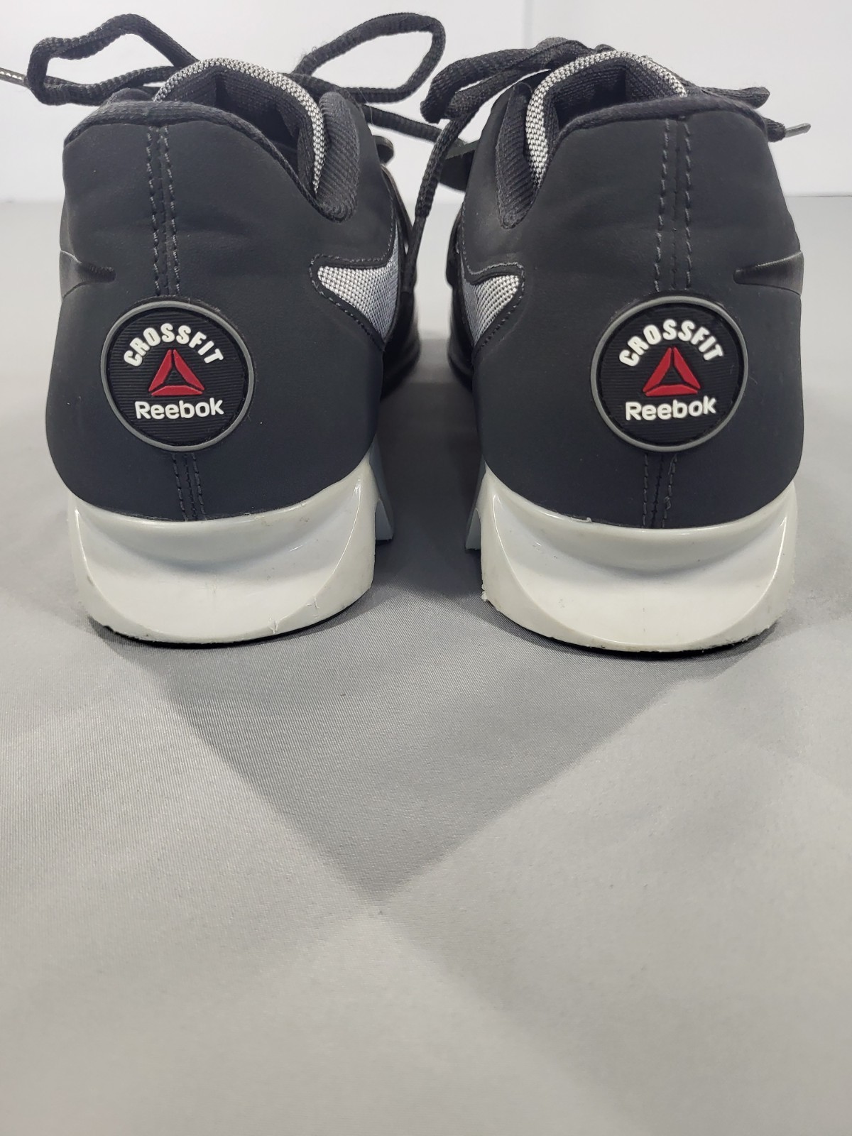 Reebok CrossFit Lifter U-Form Men’s Weightlifting Shoes Grey White J99808 Size 8