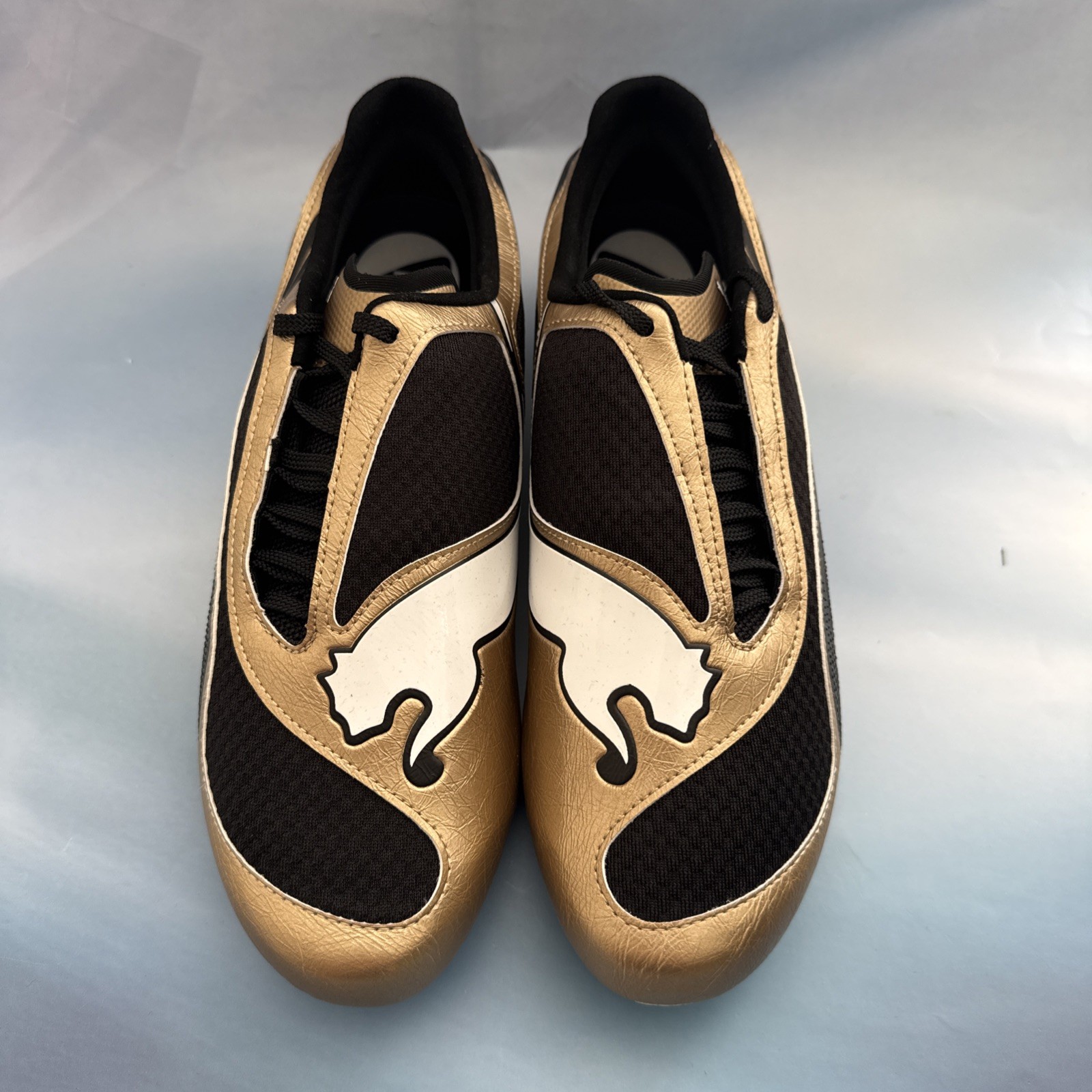 PUMA V S1 Abrasion Resistant Low Top Black Gold – 402953-04 Mens size 8.5