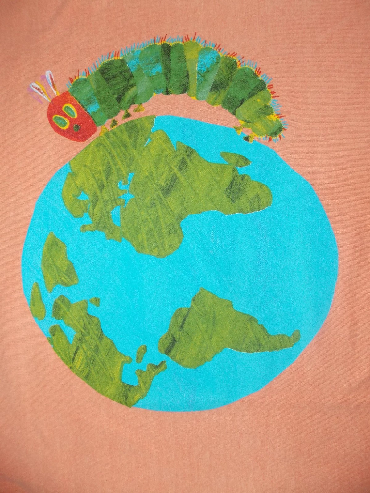 NEW NWT Love Your Planet Eric Carle Hungry Caterpillar Shirt M Urban Outfitters