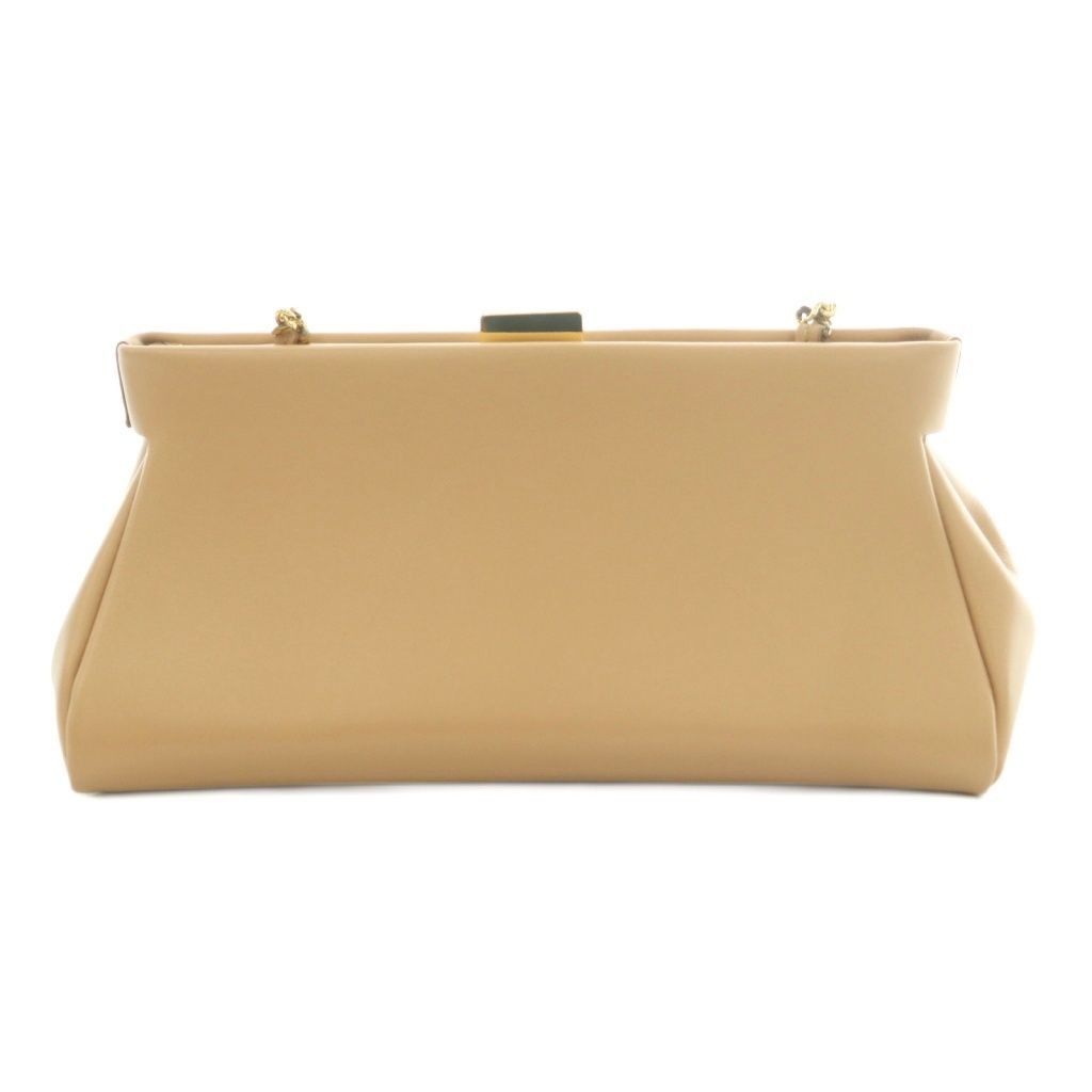 DEMELLIER MINI CANNES 2WAY Clutch Bag Shoulder Bag Chain Shoulder Smooth Leather