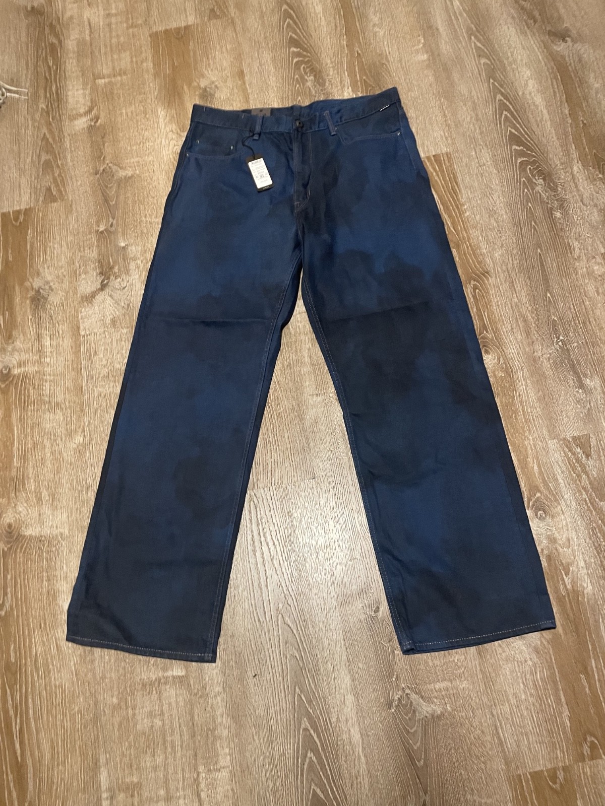 G-Star RAW Type 96 Loose Jeans Men’s Sea Blue Vintage Denim 36 x 34 NEW!