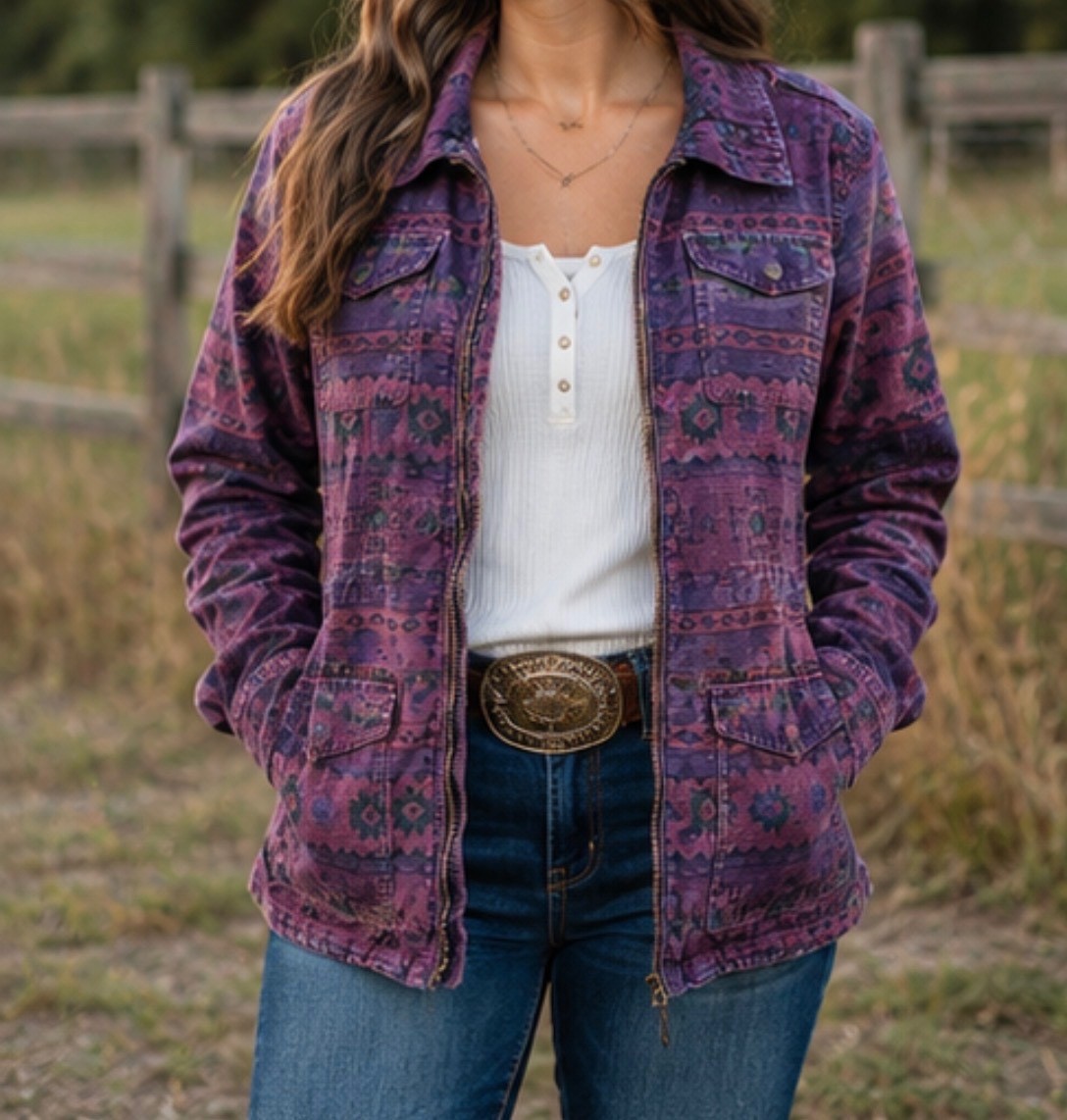 DIVIDED By H&M – Women’s Santa Fe-style Full Zip Jacket