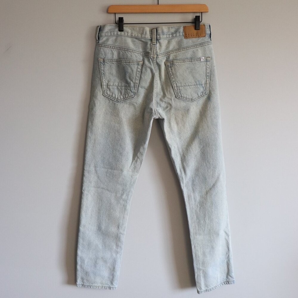 PacSun Men’s Sz 30×30 Blue Light Wash Stretch 5-Pocket Slim Taper Denim Jeans