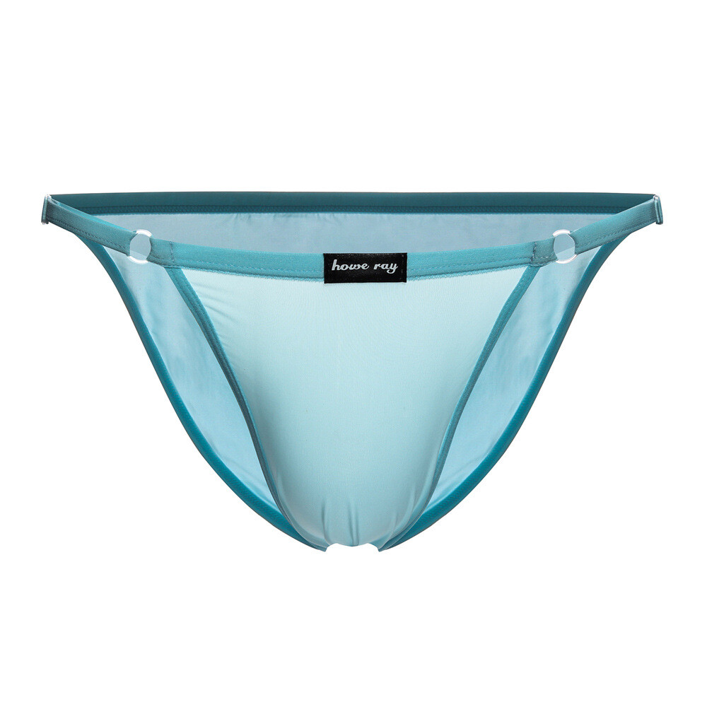 Men’s Sexy Underwear Briefs Breathable Ice Silk Adjustable Comfort Male Panties