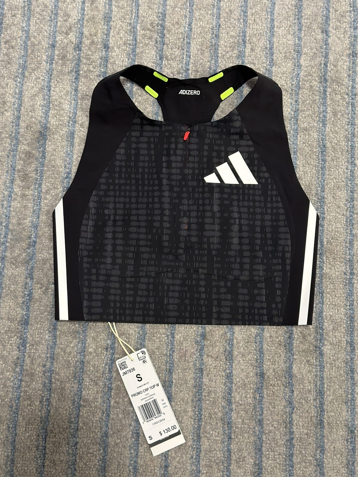 Adidas ADIZERO PROMO Crop Top Pro Elite Track And Field Olympic Adizero size S