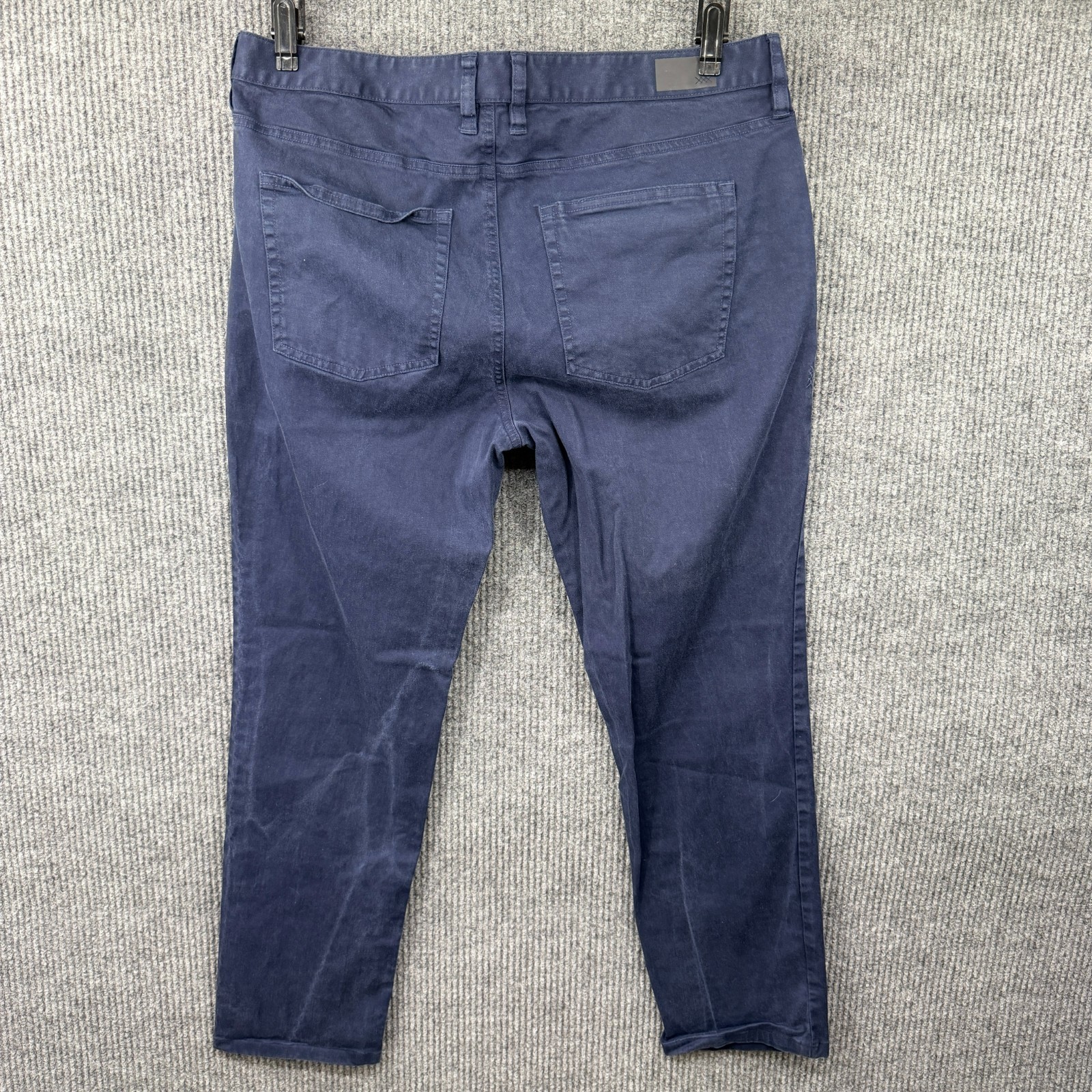 Rhone Men’s Everyday Five-Pocket Pants 36×29 Blue Slim Straight 101253 Twill