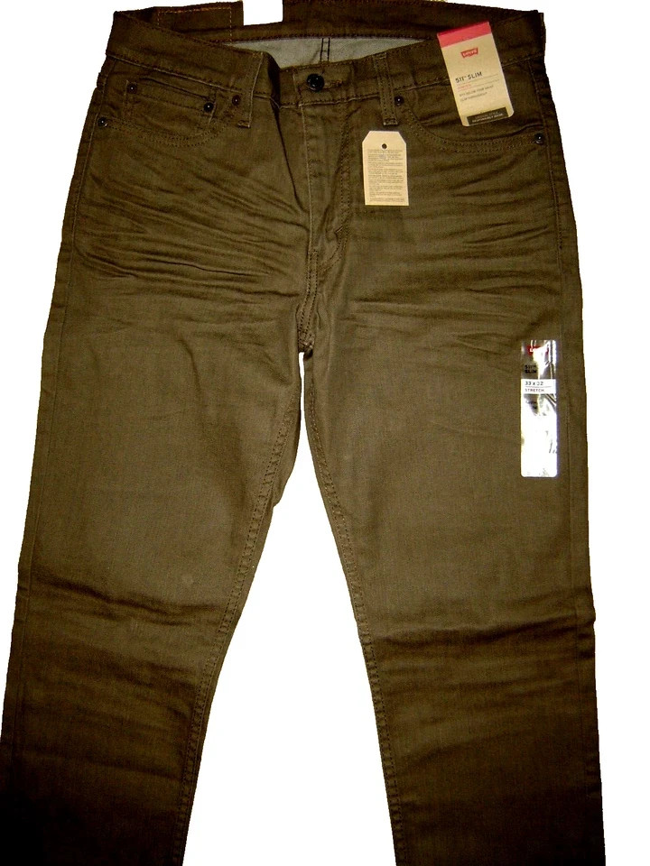 NWT Levi’s 511 jeans 33 x 32 Slim Fit Retail $80 Style # 04511-2273