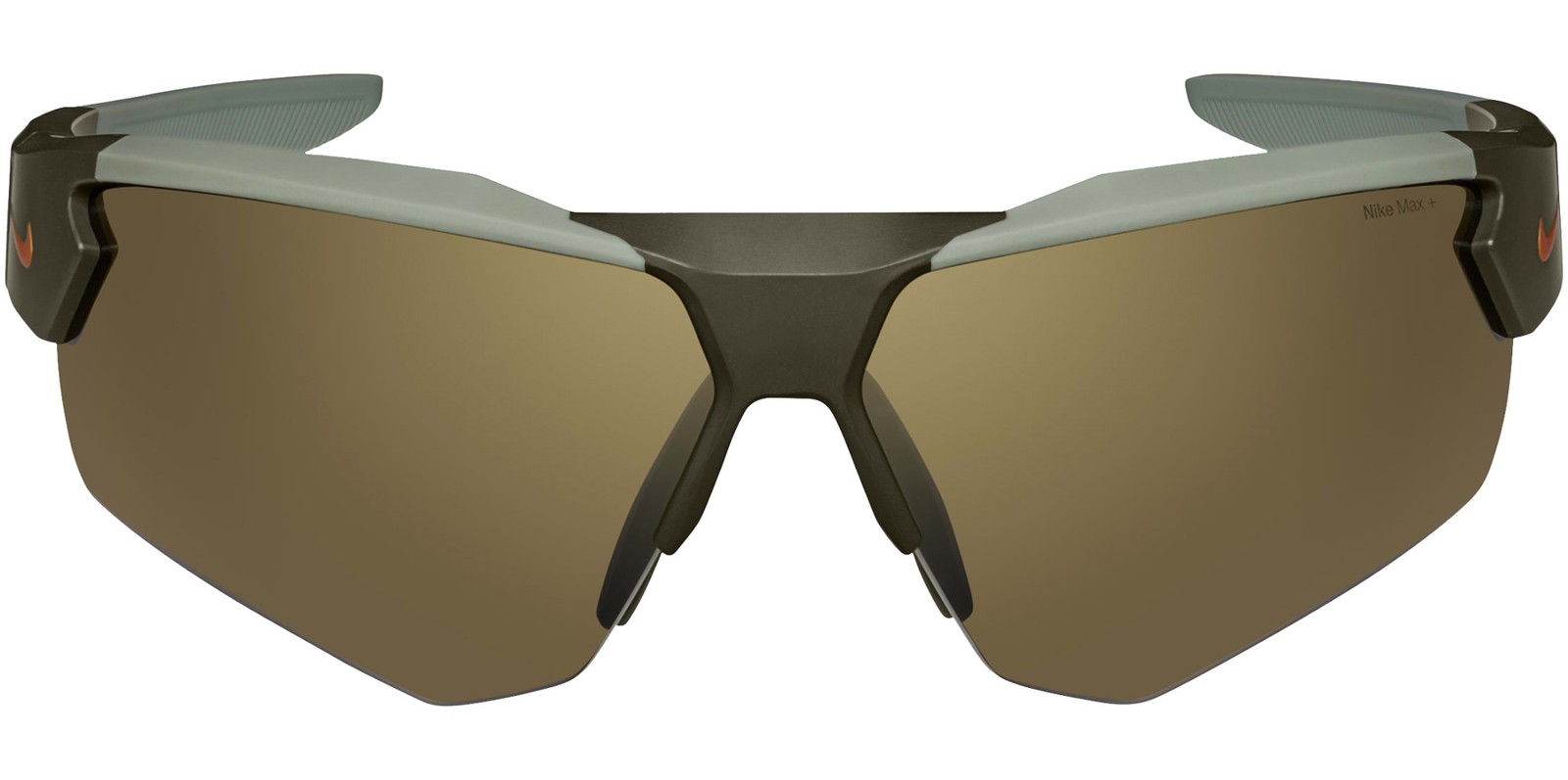 Nike Cloak Duo E Men’s Semi-Rimless Sport Wrap Sunglasses w/ Max + Lens EV24037