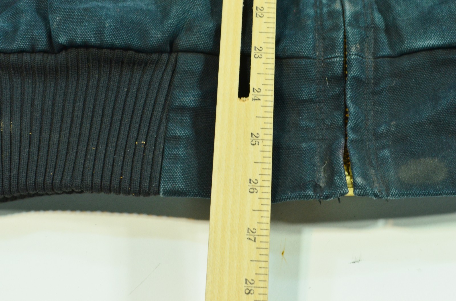 Carhartt Black Loose Fit 0J0140-M Quilted Faded Canvas Jacket J140 Size Large