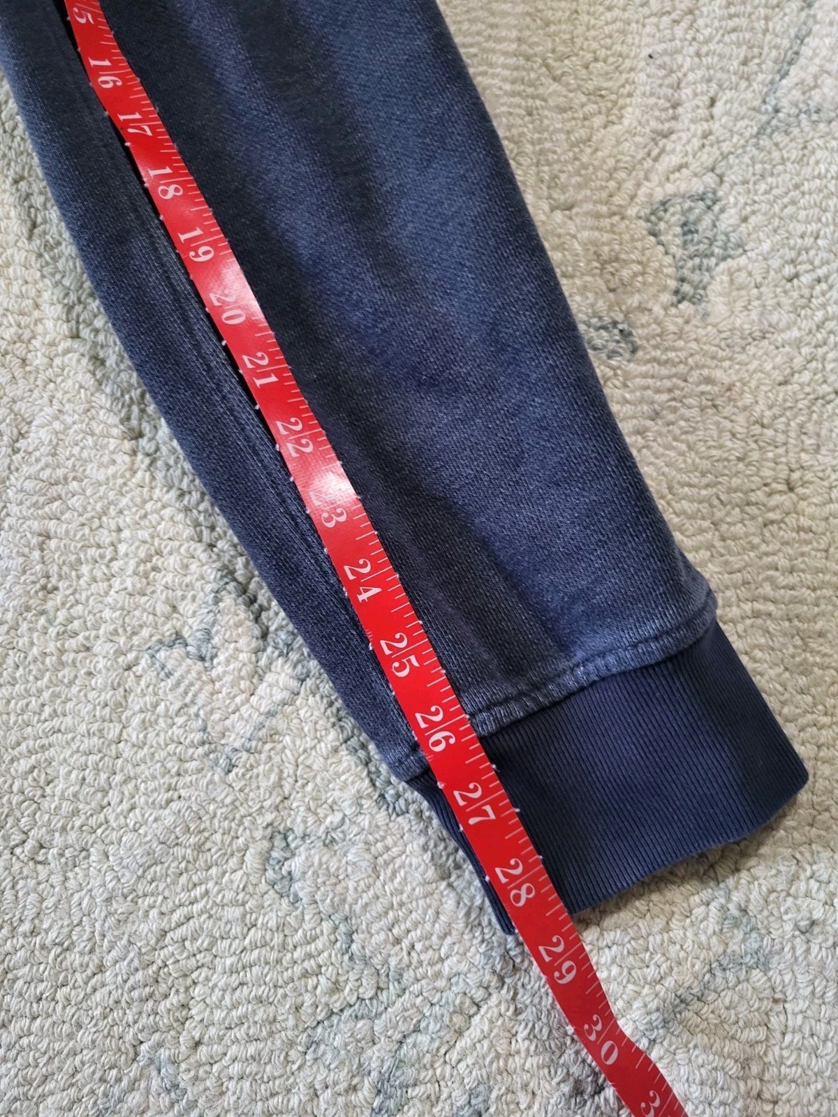 J.Crew Knit Goods Jogger Sweatpants Men’s Medium Slim Black Heather Zip Pockets
