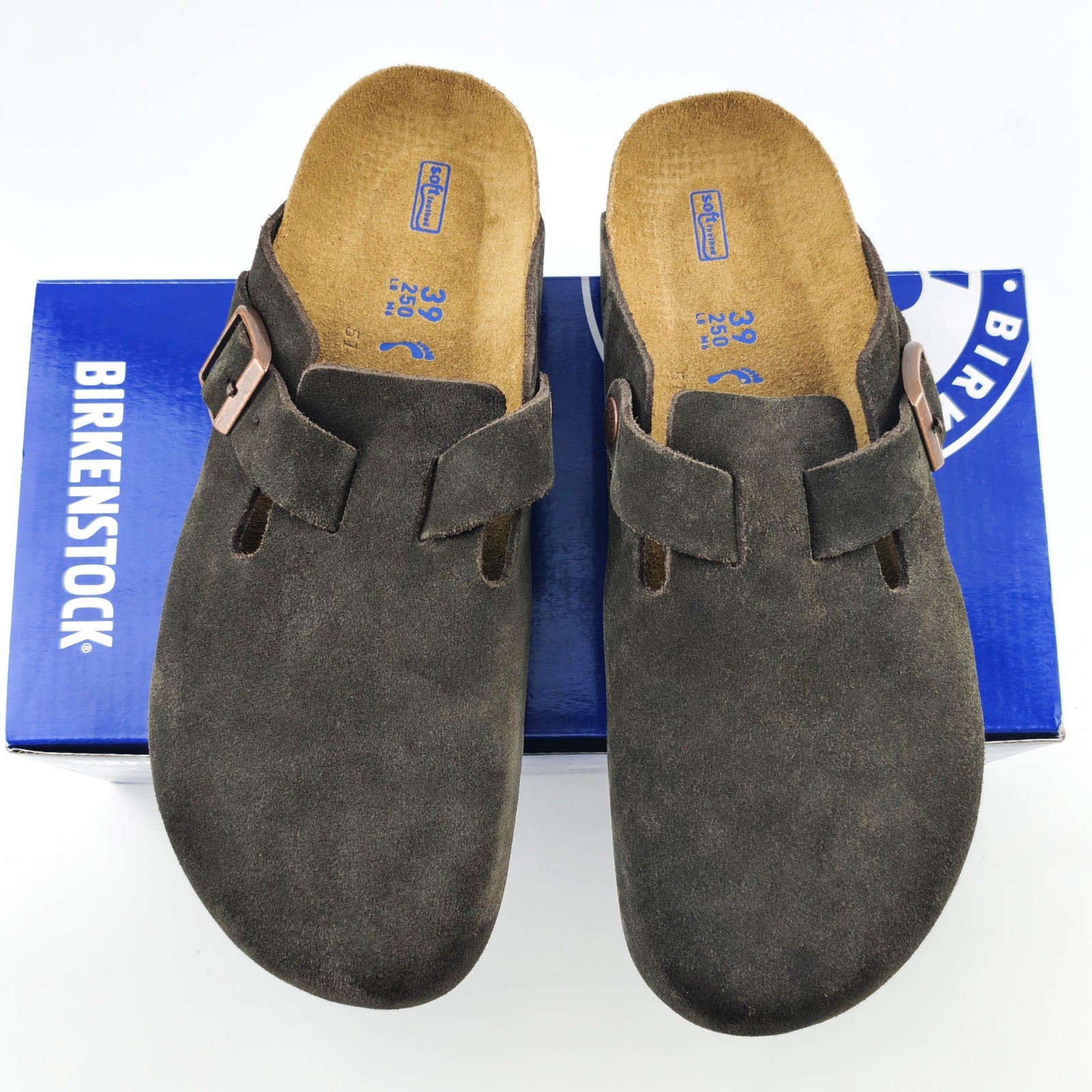 Birkenstock Boston Suede Clog Mocha Narrow/Wide Women’s and Men’s Shoes