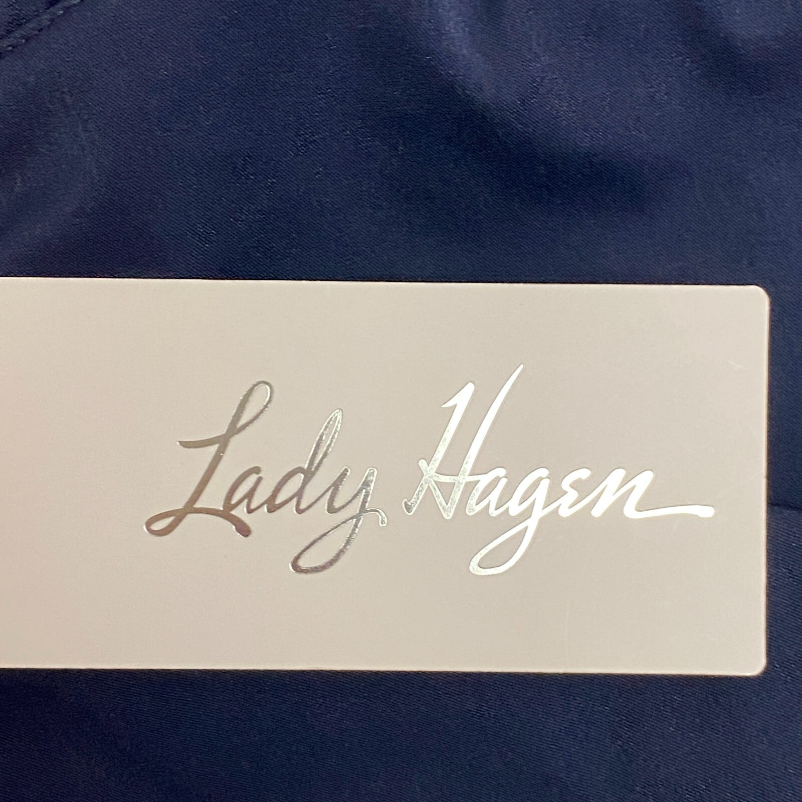 Lady Hagen Womens 16″ Perforated Skort Dark Navy Solid Stylish Trendy WGH17432