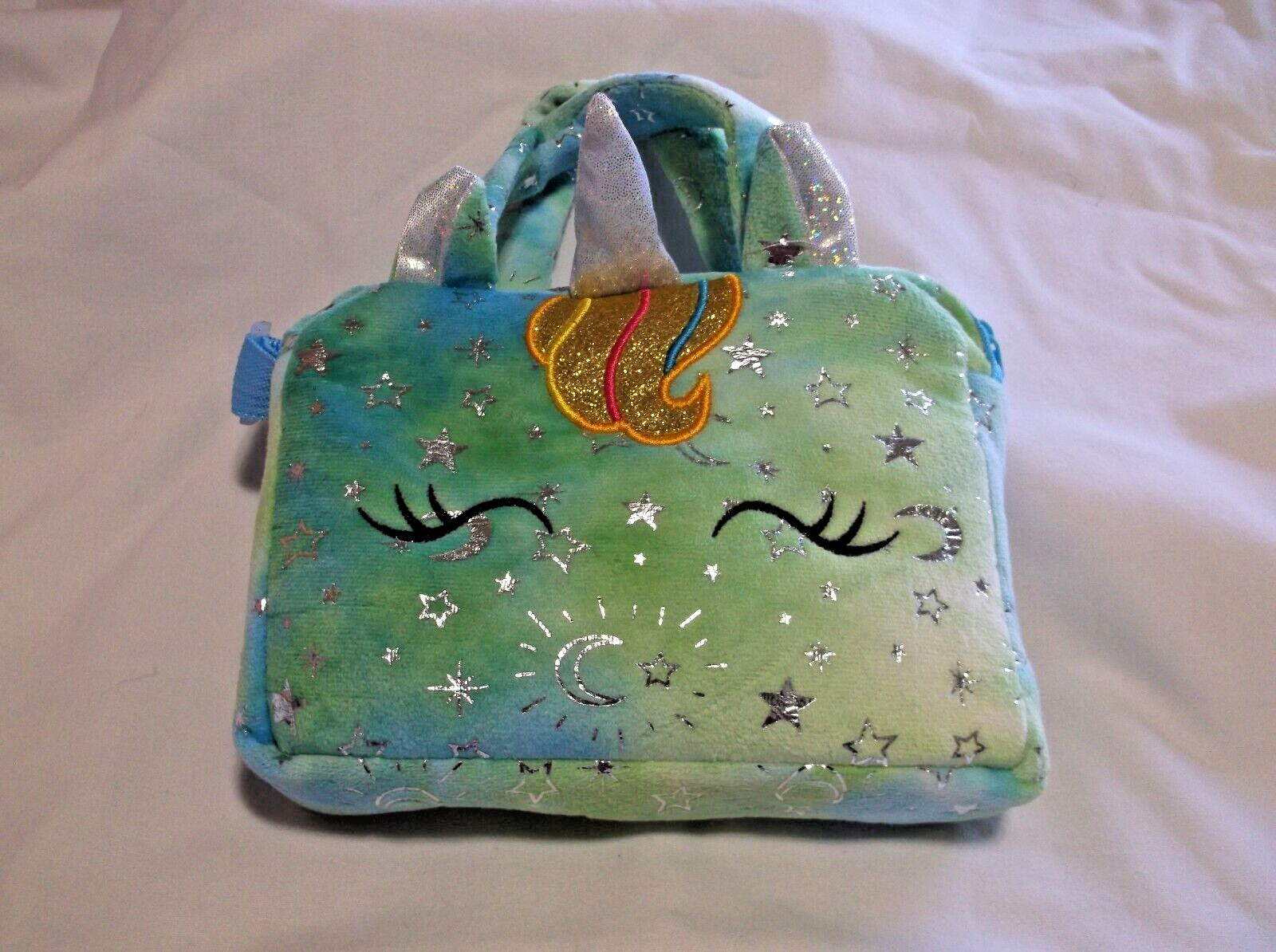Random Color Girls Unicorn Corduroy soft Shoulder Bag Crossbody Size S NWOT