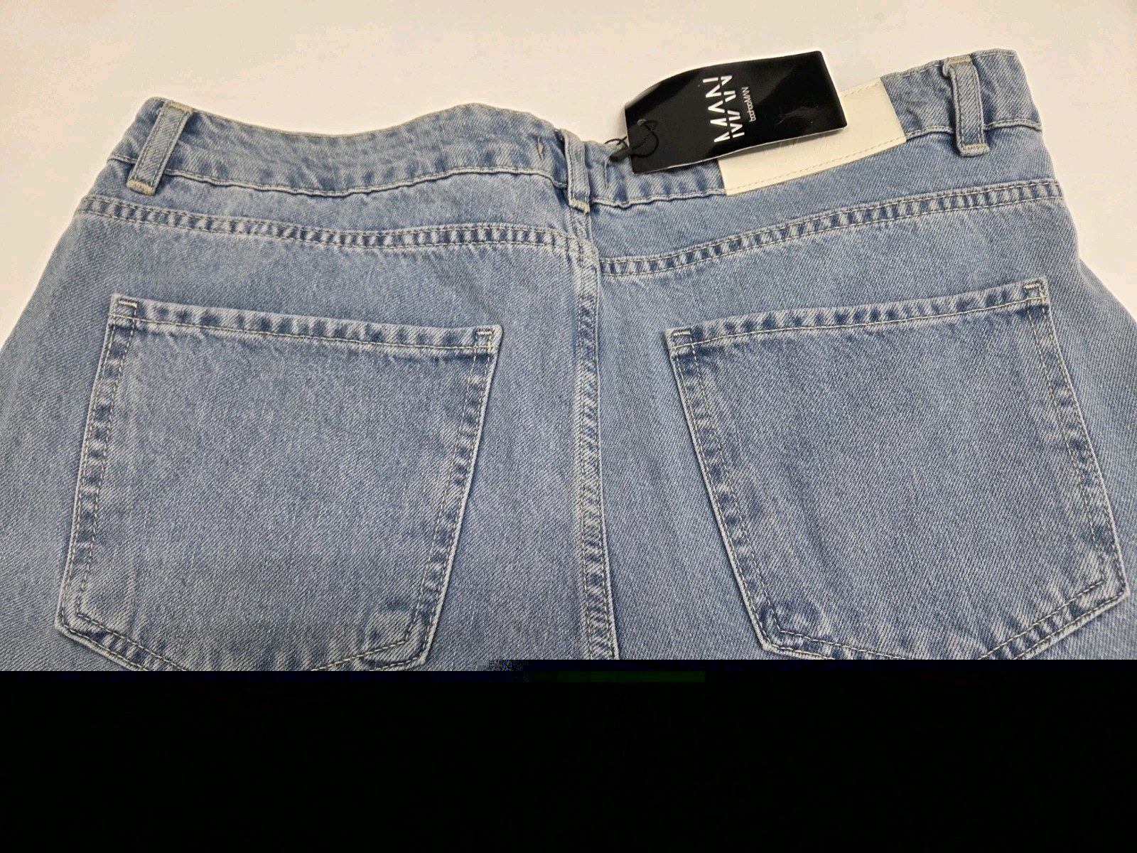 NWT boohoo Man boohooMAN Skinny Fit Graffiti Printed Jeans Size 34 #8289