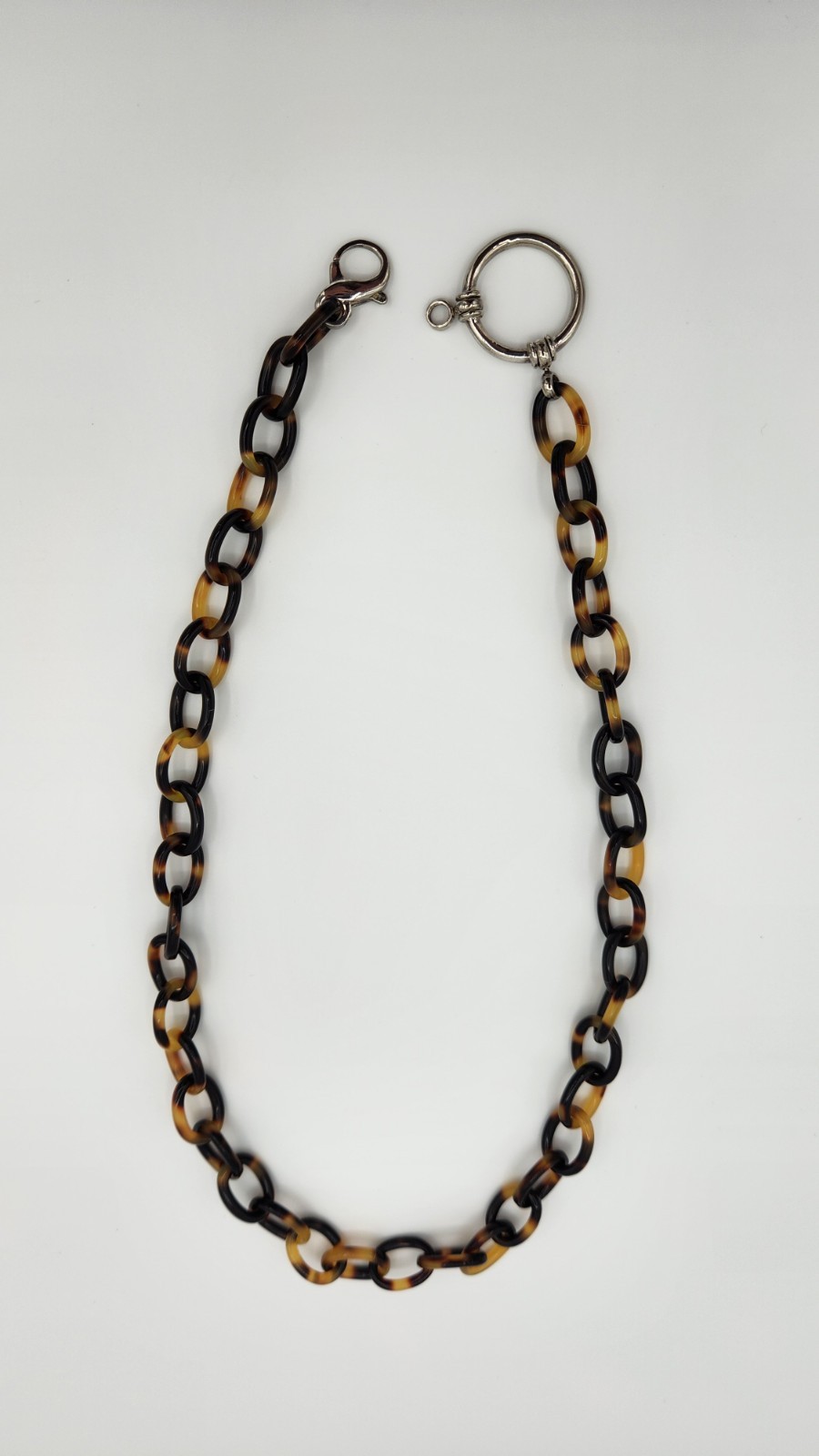 La Loop Eyeglass Holder Loop Necklace W/ 925 Clasp “The Tonne Tort” 20 Inches