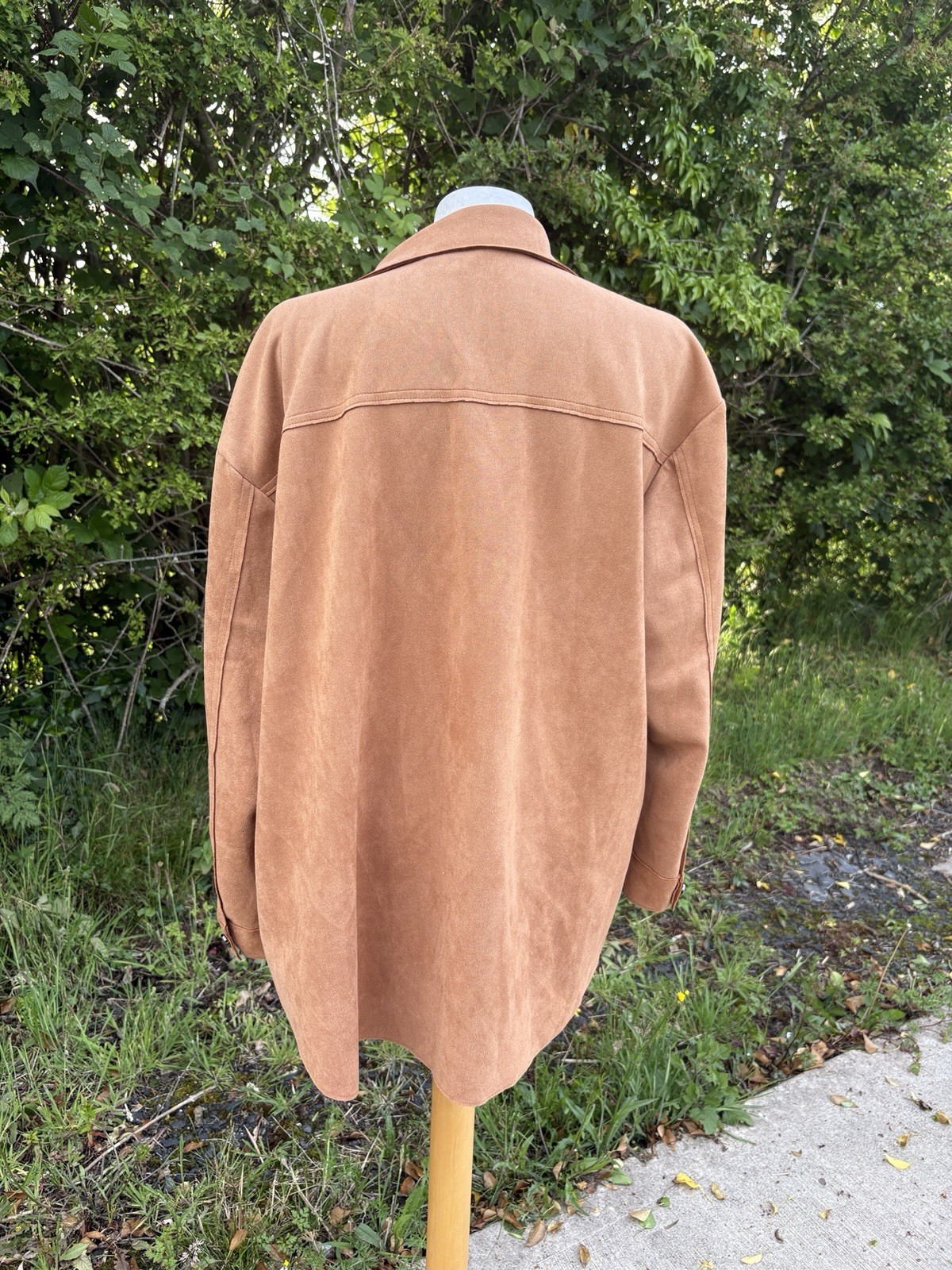 Friends like these next camel faux suede shacket size 14