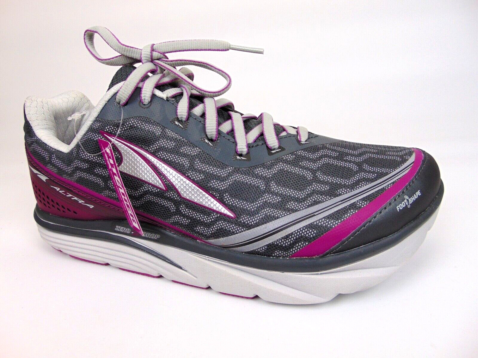 ALTRA Womens Torin IQ Road Running Athletic Shoes, Size 8.0 Med, Gray/Purple NEW