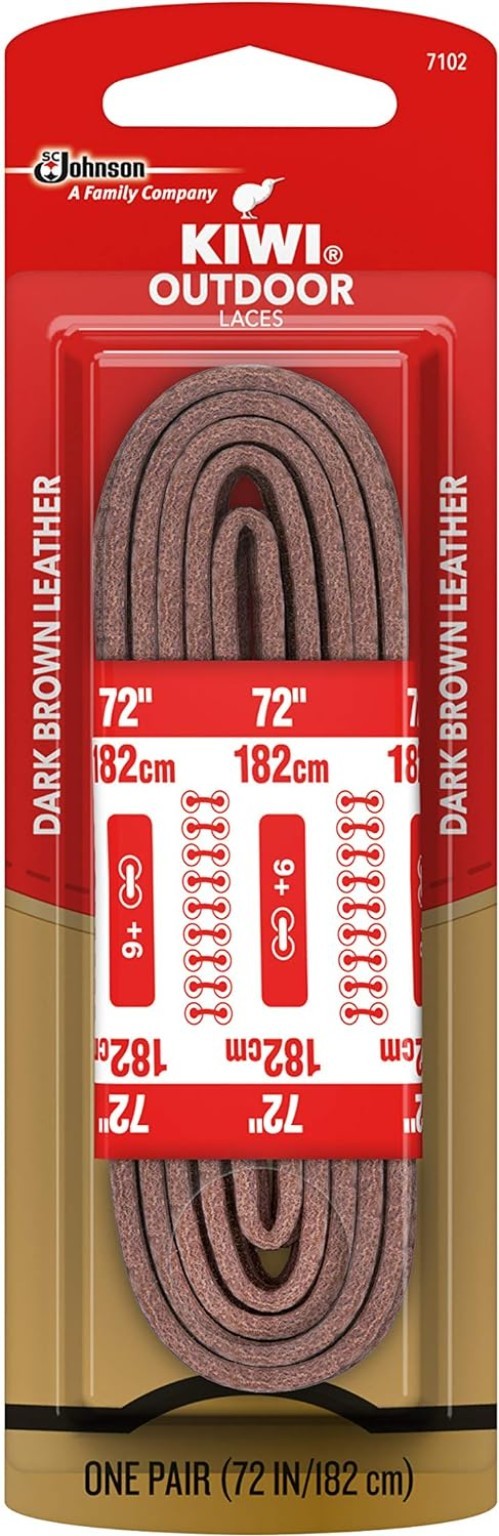 72-Inch Brown Leather Laces – Perfect for Repairs & Custom Use