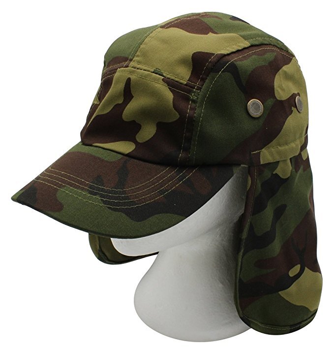 Neck Cover Garden Hat Camping Cap Hunting Hiking Fishing Ear Flap Sun Hat SJP