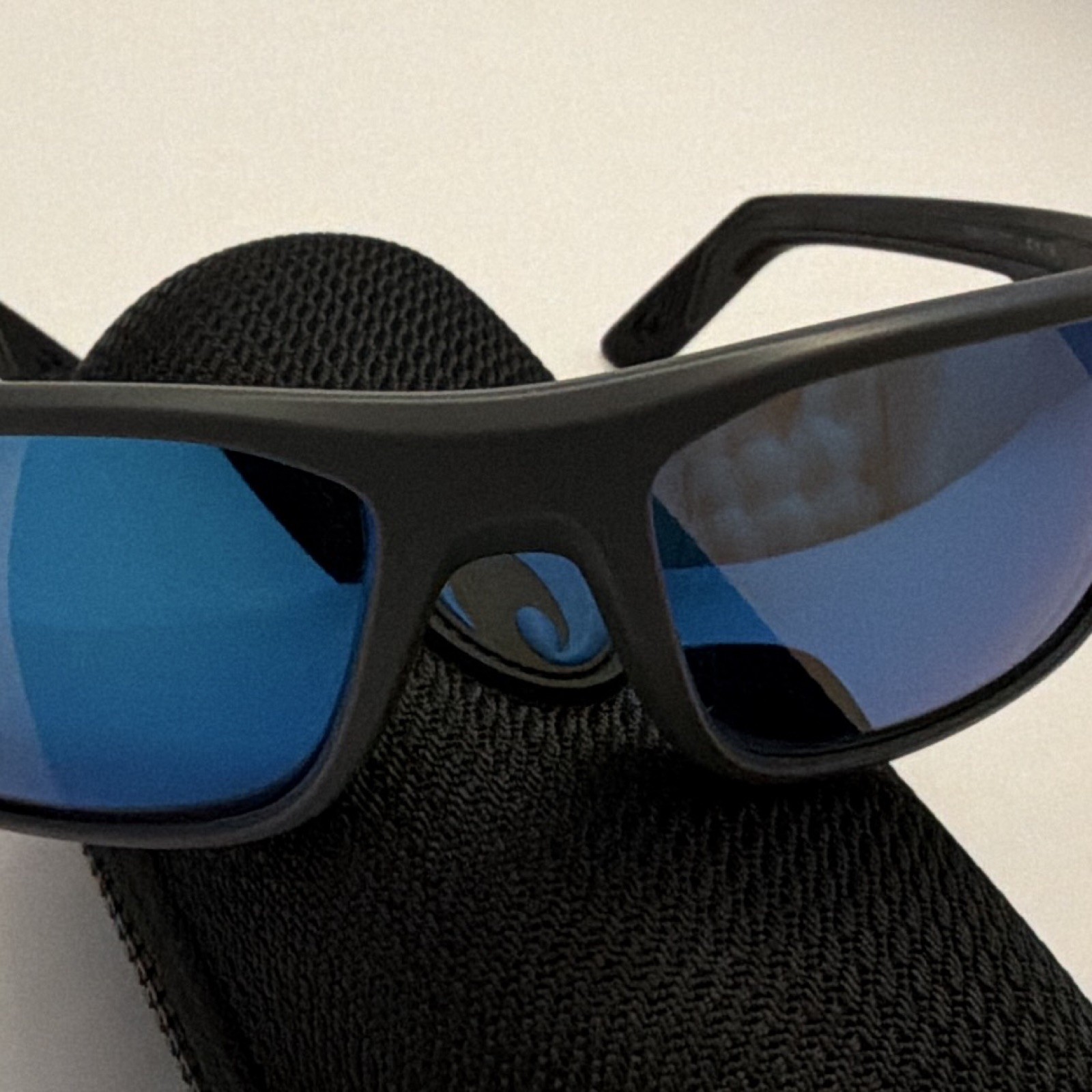 Costa Whitetip PRO Polarized Mirrored Blue Lens Gray Wrap Sunglasses