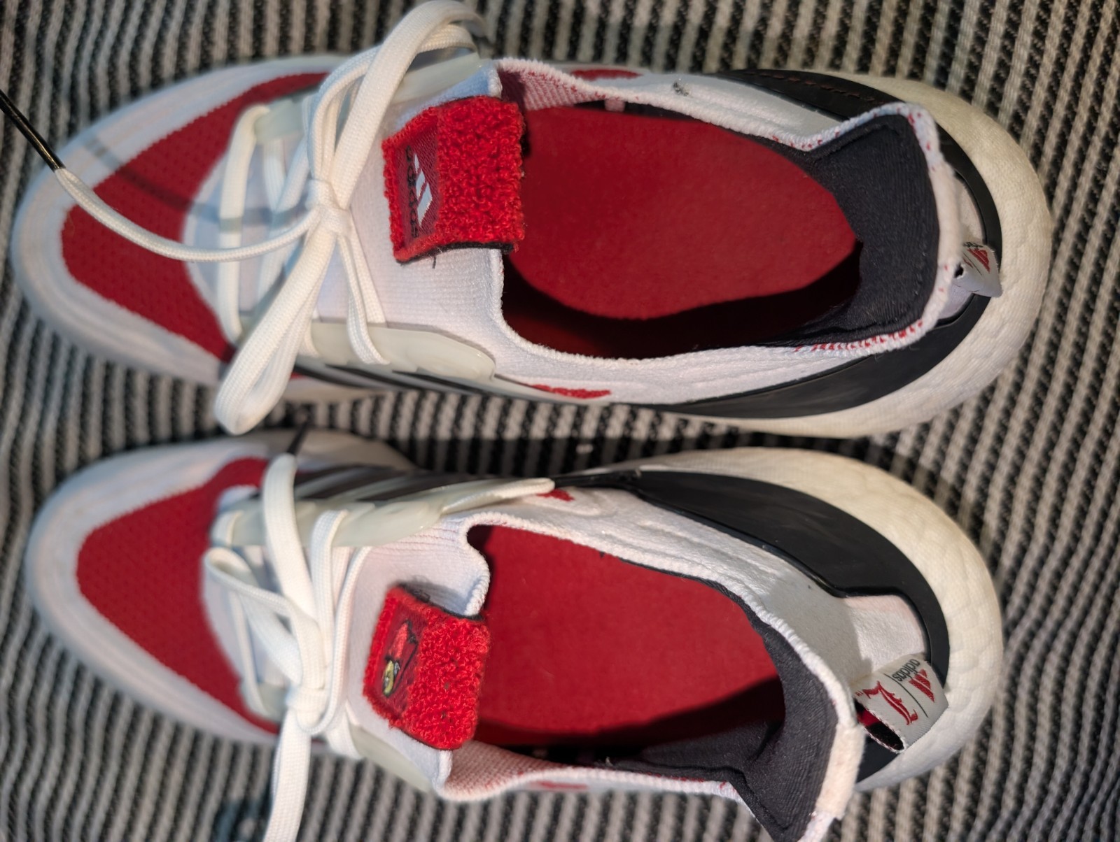 Adidas Ultraboost 21 Cardinal Shoes Sneakers Men’s Sz 9 Red White