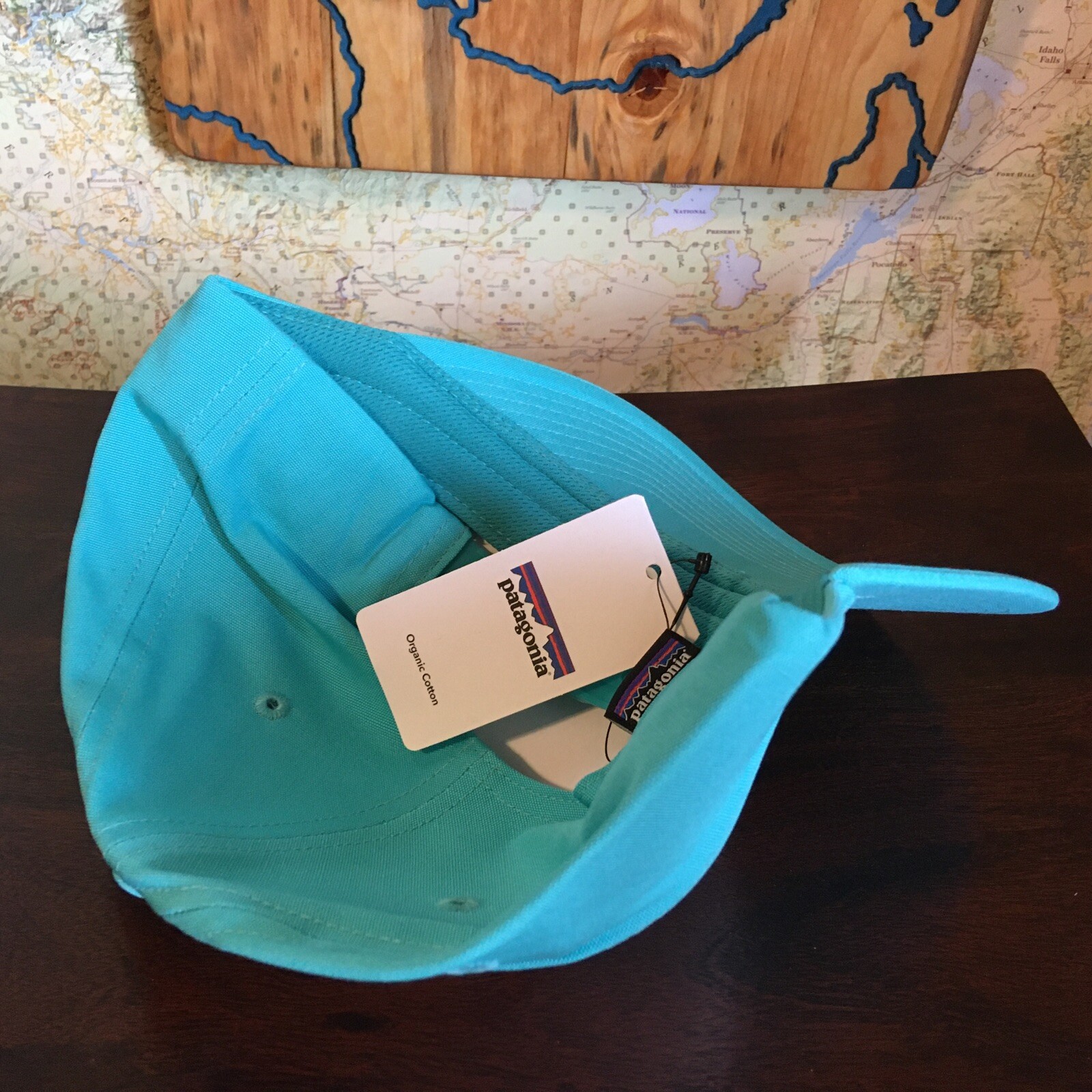 Patagonia ‘73 Logo Roger That Hat White/ Turquoise SP 2016