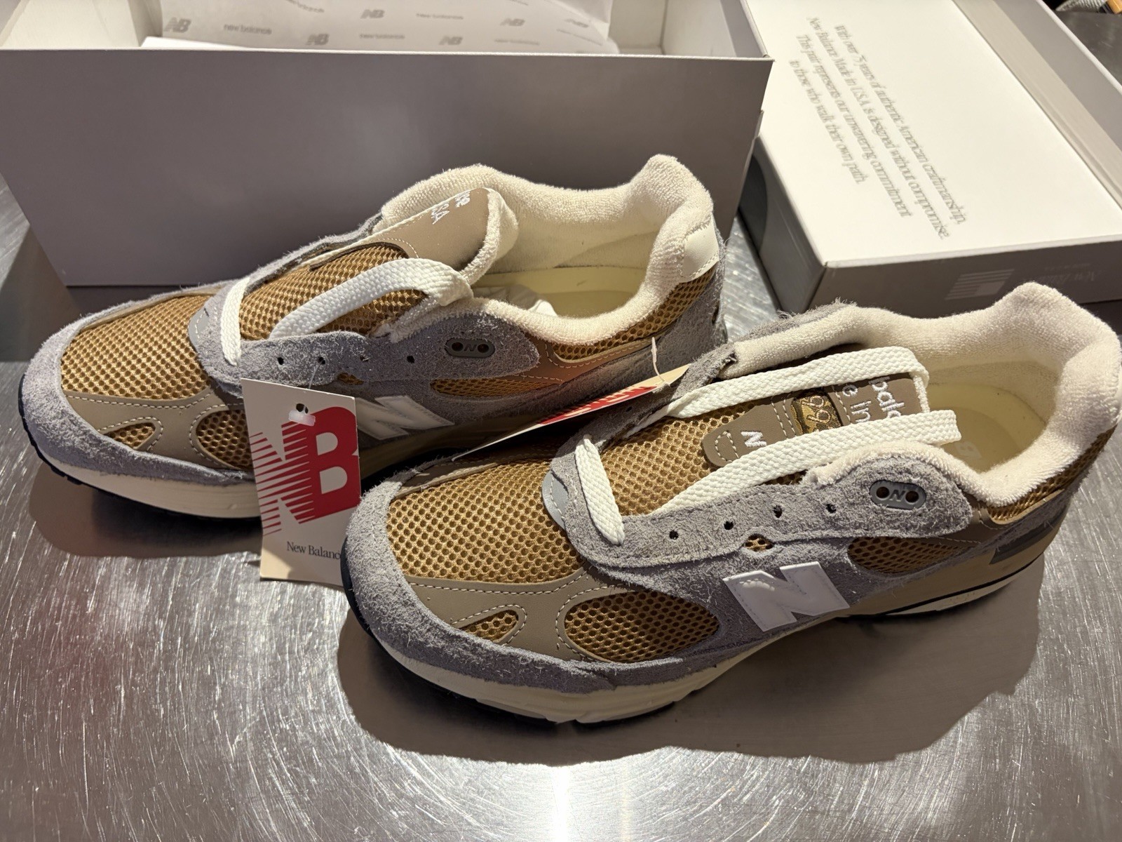 SZ 9 – New Balance Teddy Santis x 993 Made in USA Shadow Grey Driftwood