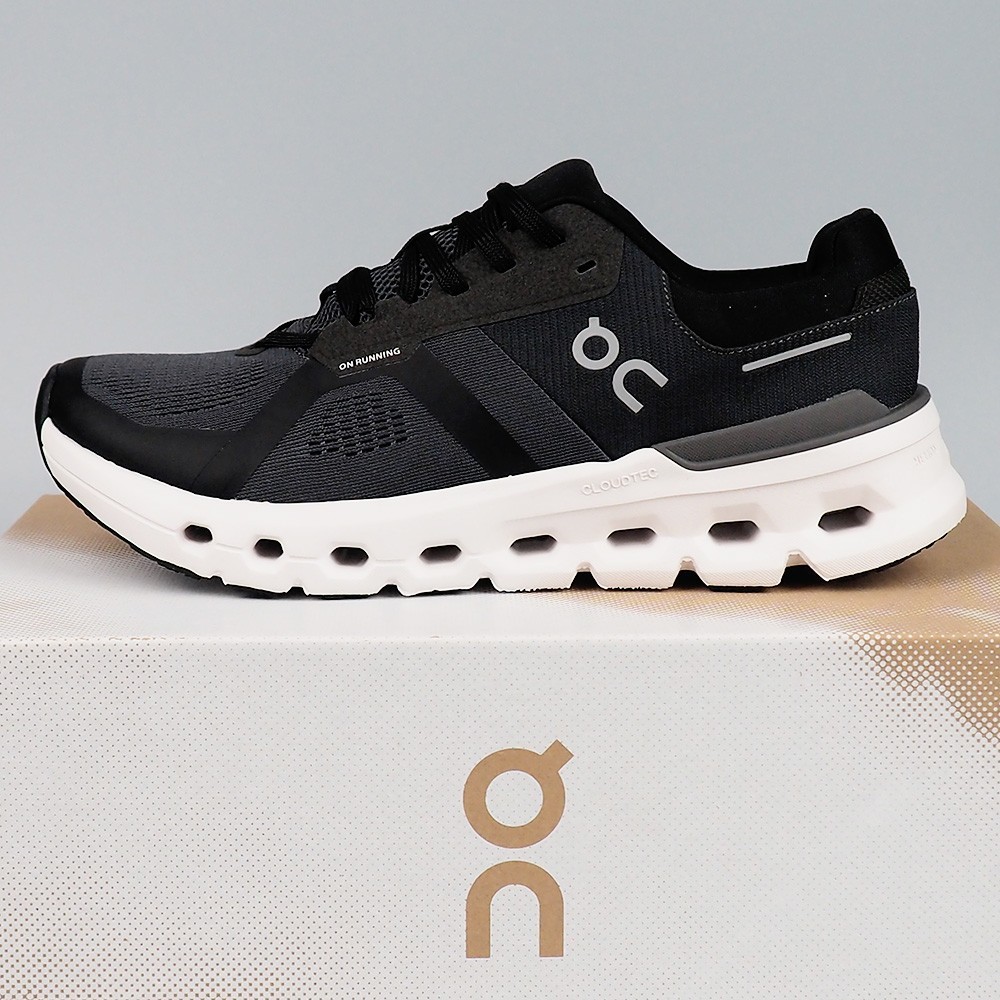 On Cloudrunner 2 Sneakers in Eclipse/Black Women’s Running Shoes Size 6-9.5