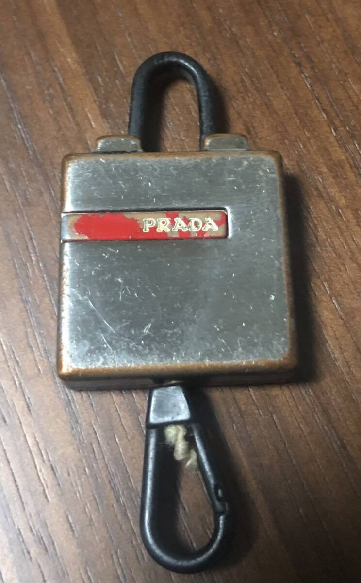 Prada Sport Padlock Keychain Vintage Carabiner Archive