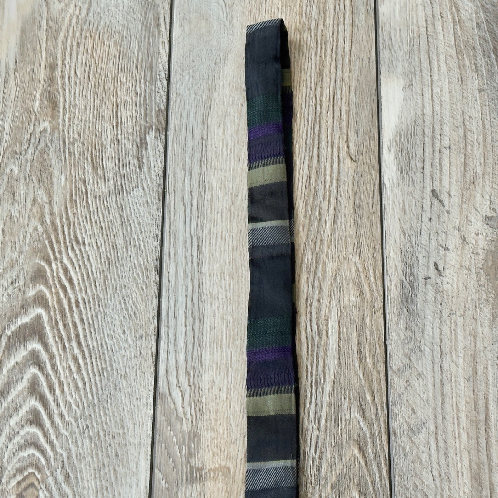 Vintage Superba Tom-Cat Multicolor Square Skinny Neck Tie