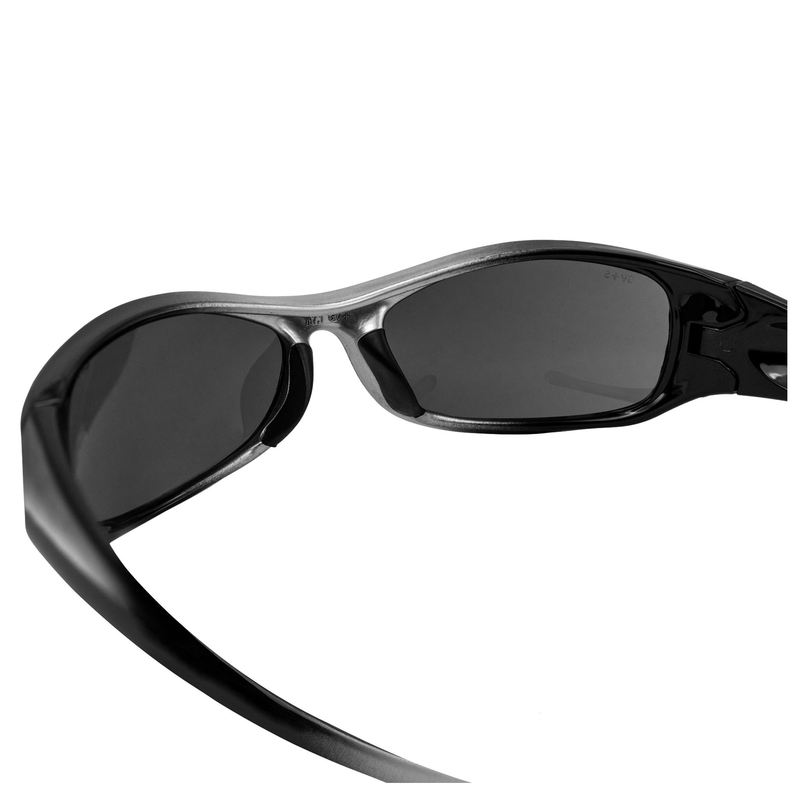 Wrap Around Sunglasses 100% UV400 Protection Two Tone Frame Smoke Lens