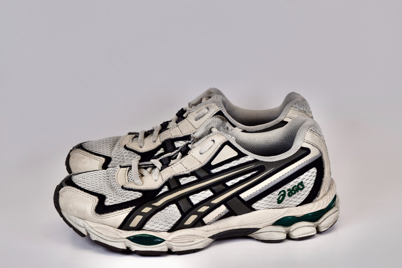 ASICS Mens Gel-NYC 2055 Pale Oak Truffle 1203A542-200 Black Teal Sneakers Size 6