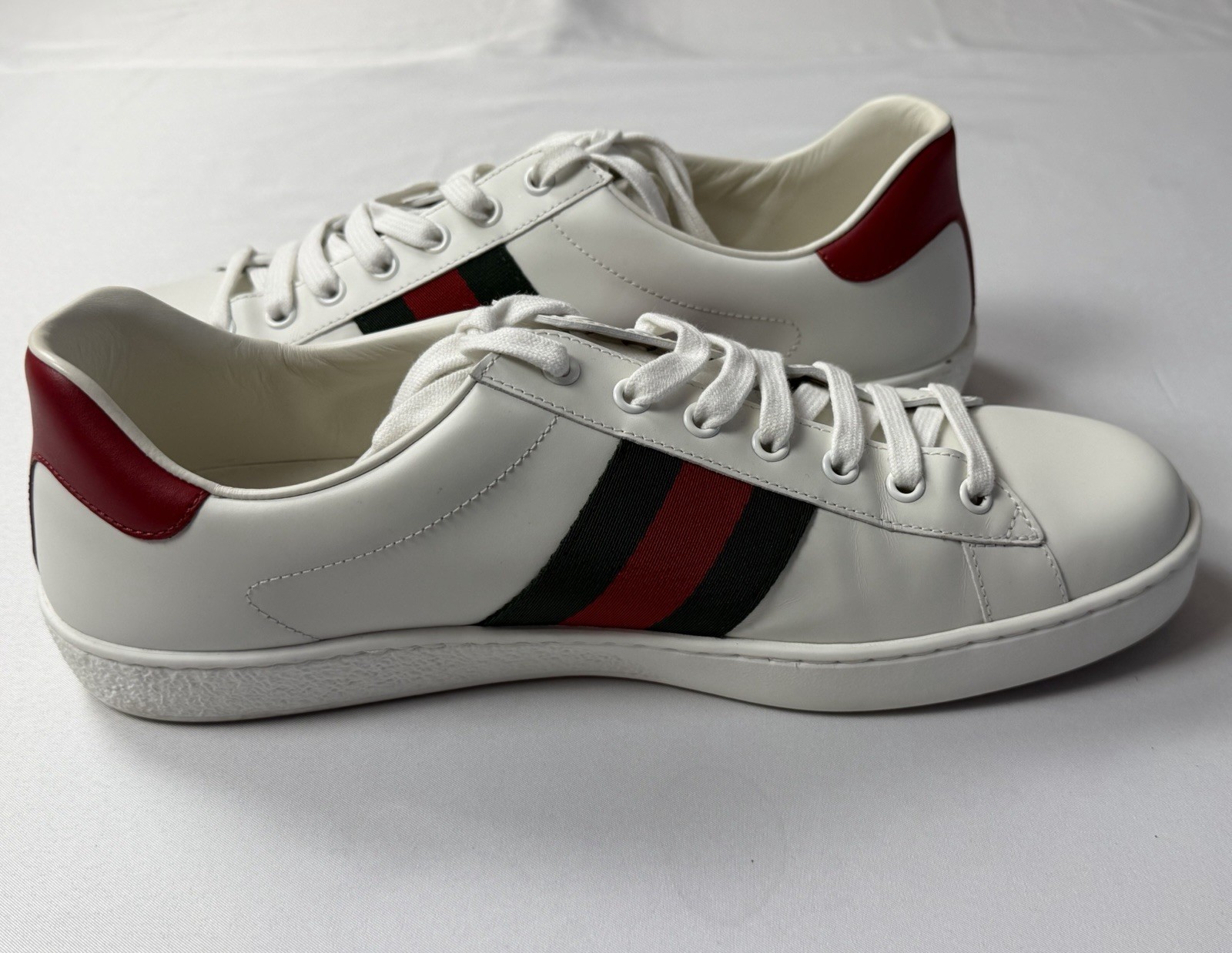 Gucci 100 Web Ace Leather Sneakers -Centennial Edition -Men’s US 10.5 -NIB