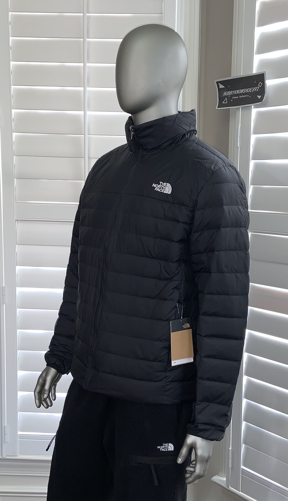 The North Face Mens Minoqua Insulated 550-Down FZ Puffer Jacket Black NWT $180