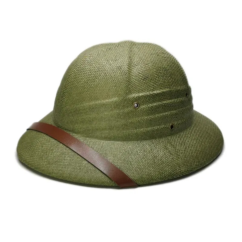 Parent-child Vietnam Toquilla Straw Helmet Pith Sun Hat For Boy Girl War