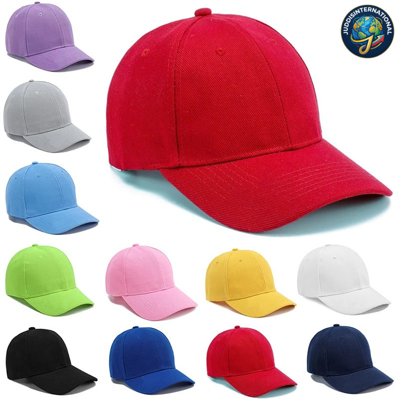 Plain Adjustable Military Solid Washed Cotton Polo Style Baseball Cap Caps Hat