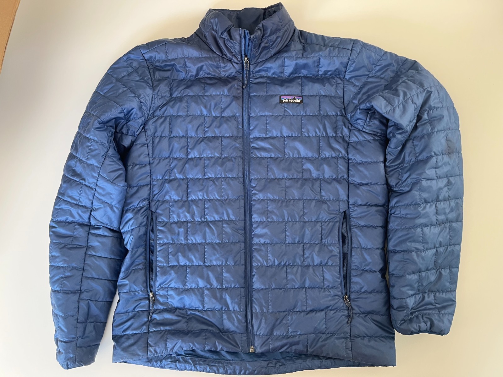Patagonia Men’s Nano Puff Jacket – Blue – Large – Very Good Condition
